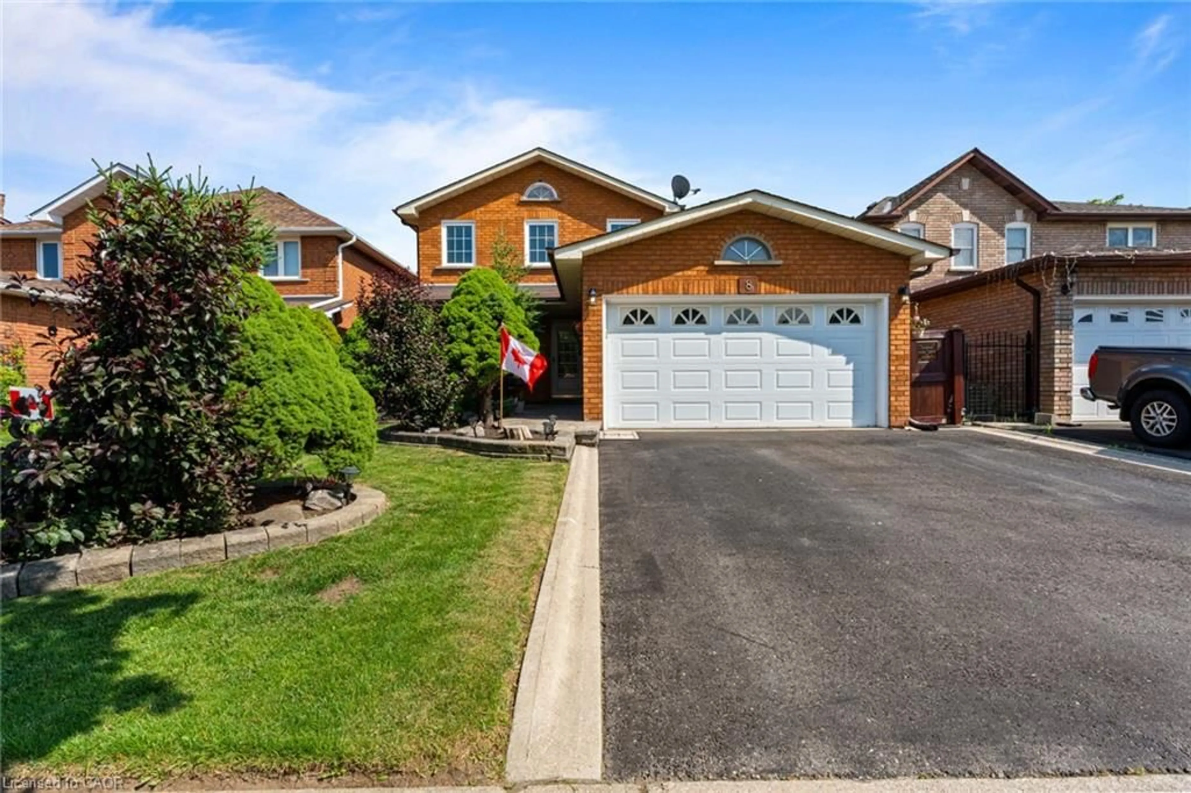 Home with brick exterior material, street for 8 Cochrane Ave, Brampton Ontario L6Z 4J4