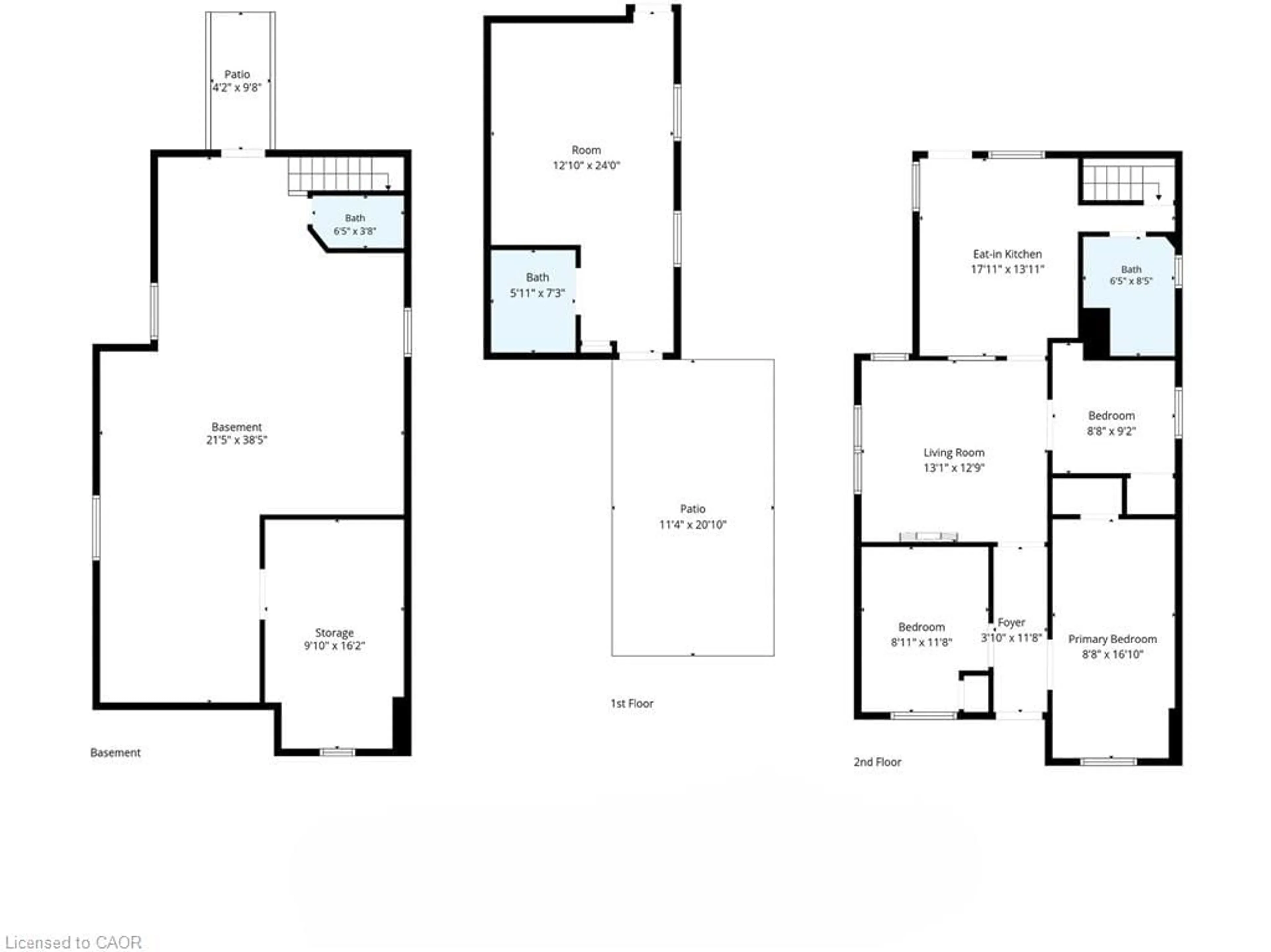 Floor plan for 58 East 22nd St, Hamilton Ontario L8V 2V3