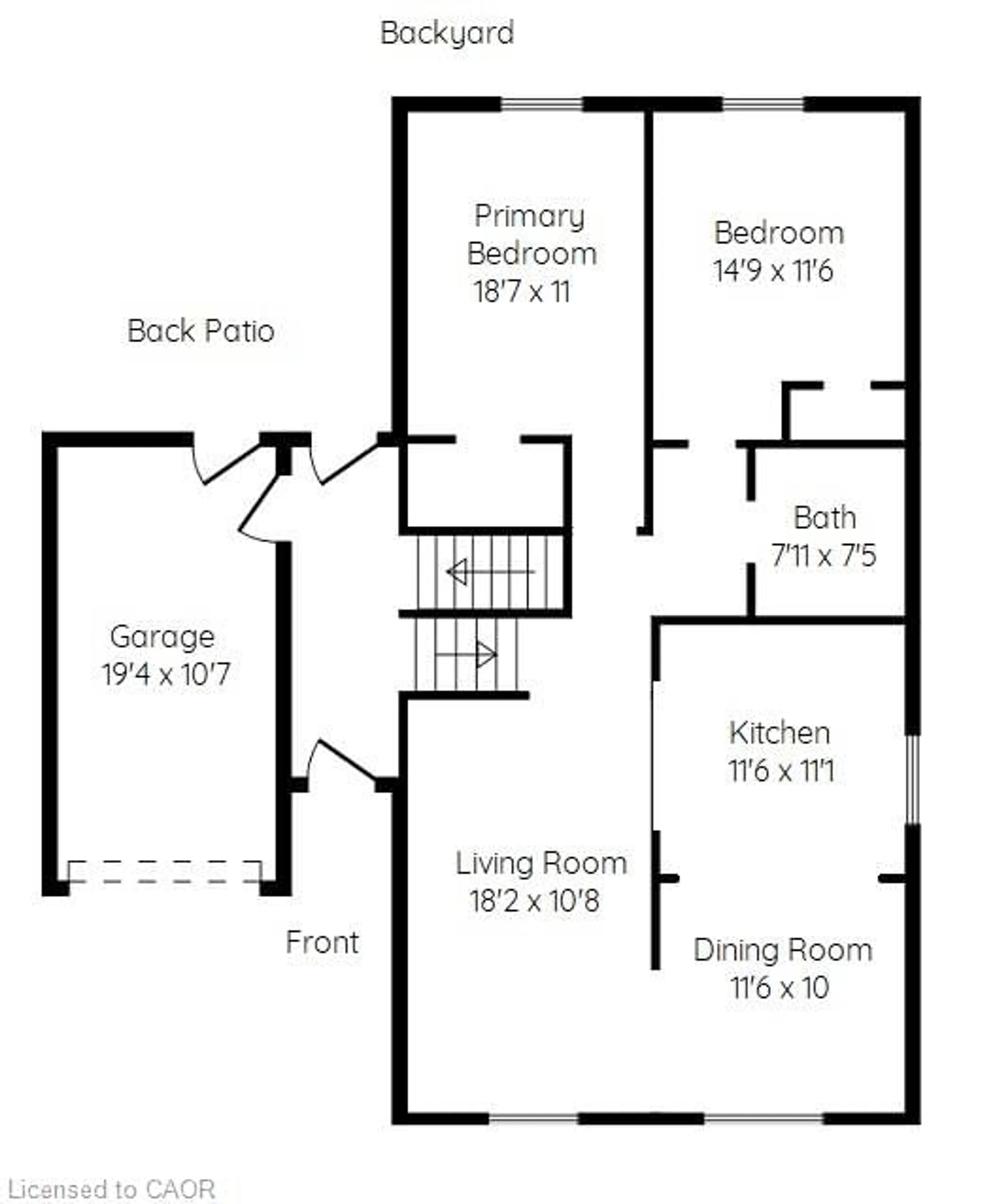 Floor plan for 30 Scott St, St. George Ontario N0E 1N0