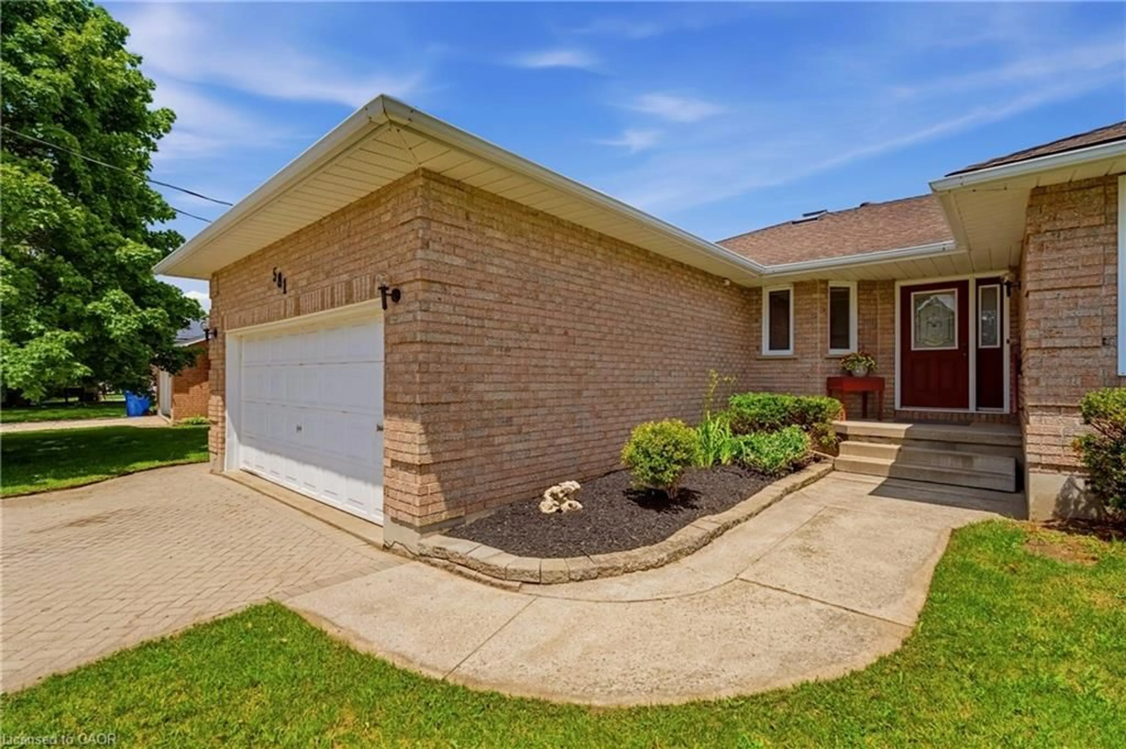 Home with brick exterior material, street for 581 21st Ave, Hanover Ontario N4H 3H2