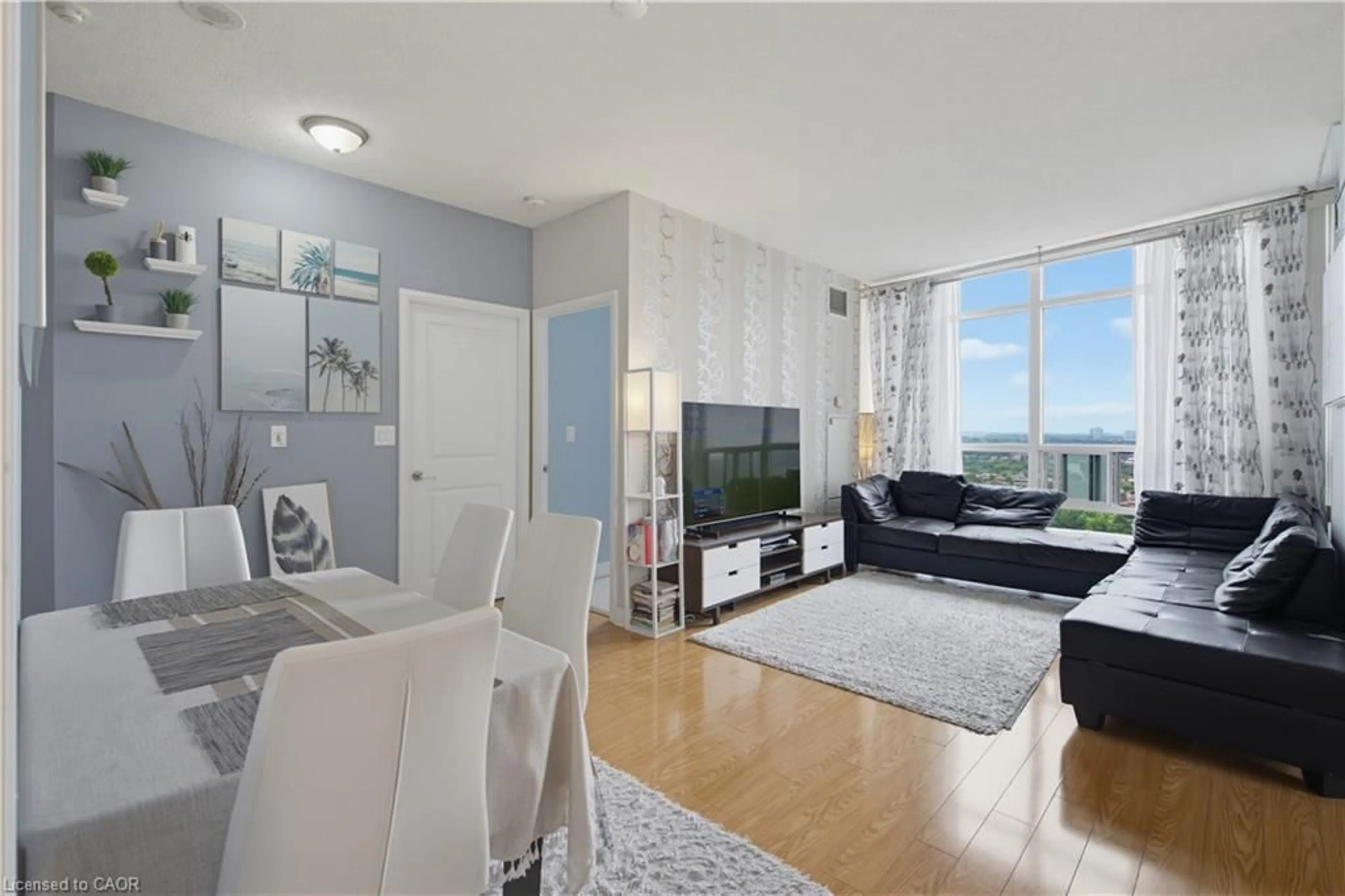 Living room with furniture, unknown for 80 Absolute Ave, Mississauga Ontario L4Z 0A5