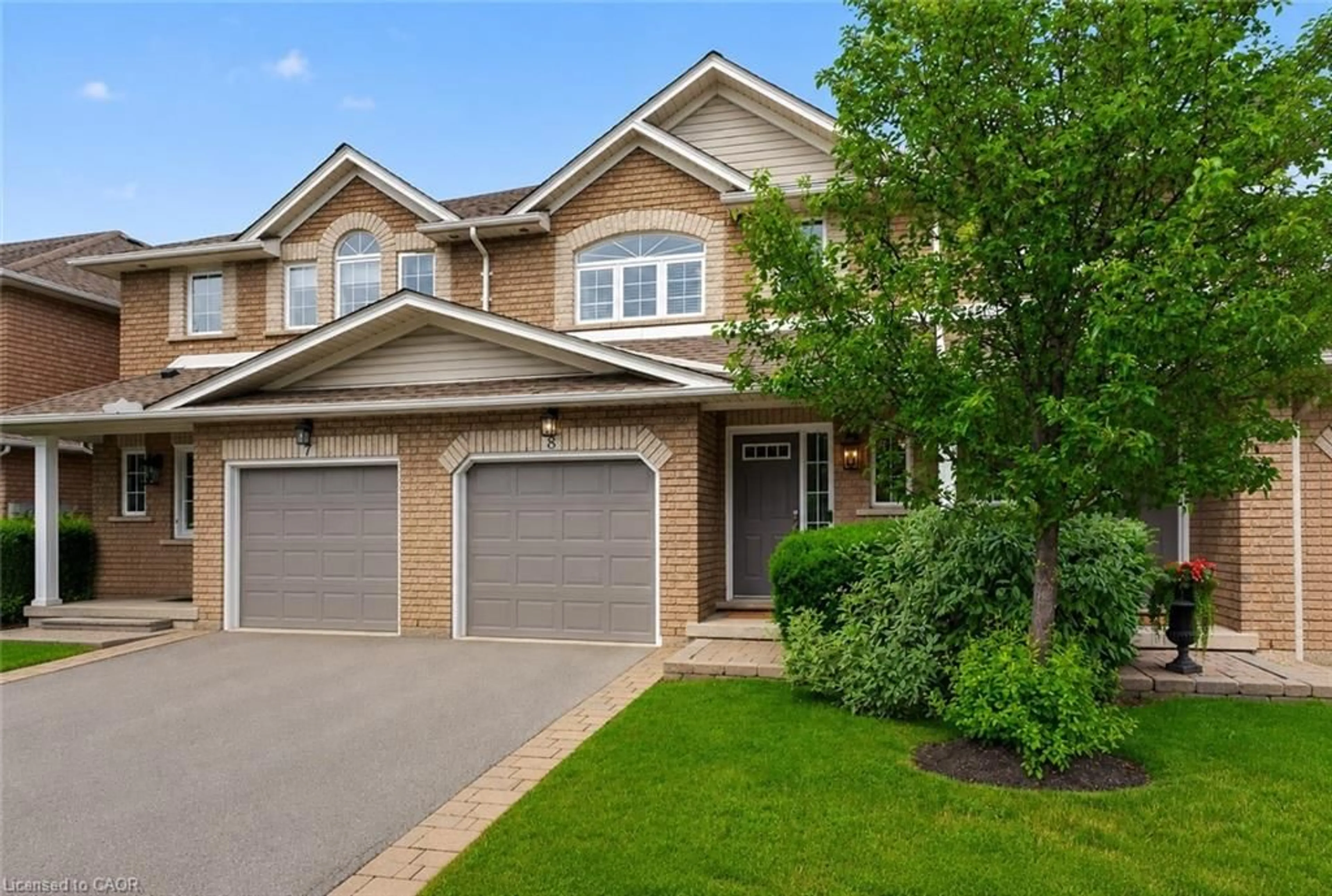 Home with brick exterior material, street for 2151 Walker's Line Line #8, Burlington Ontario L7M 4W1