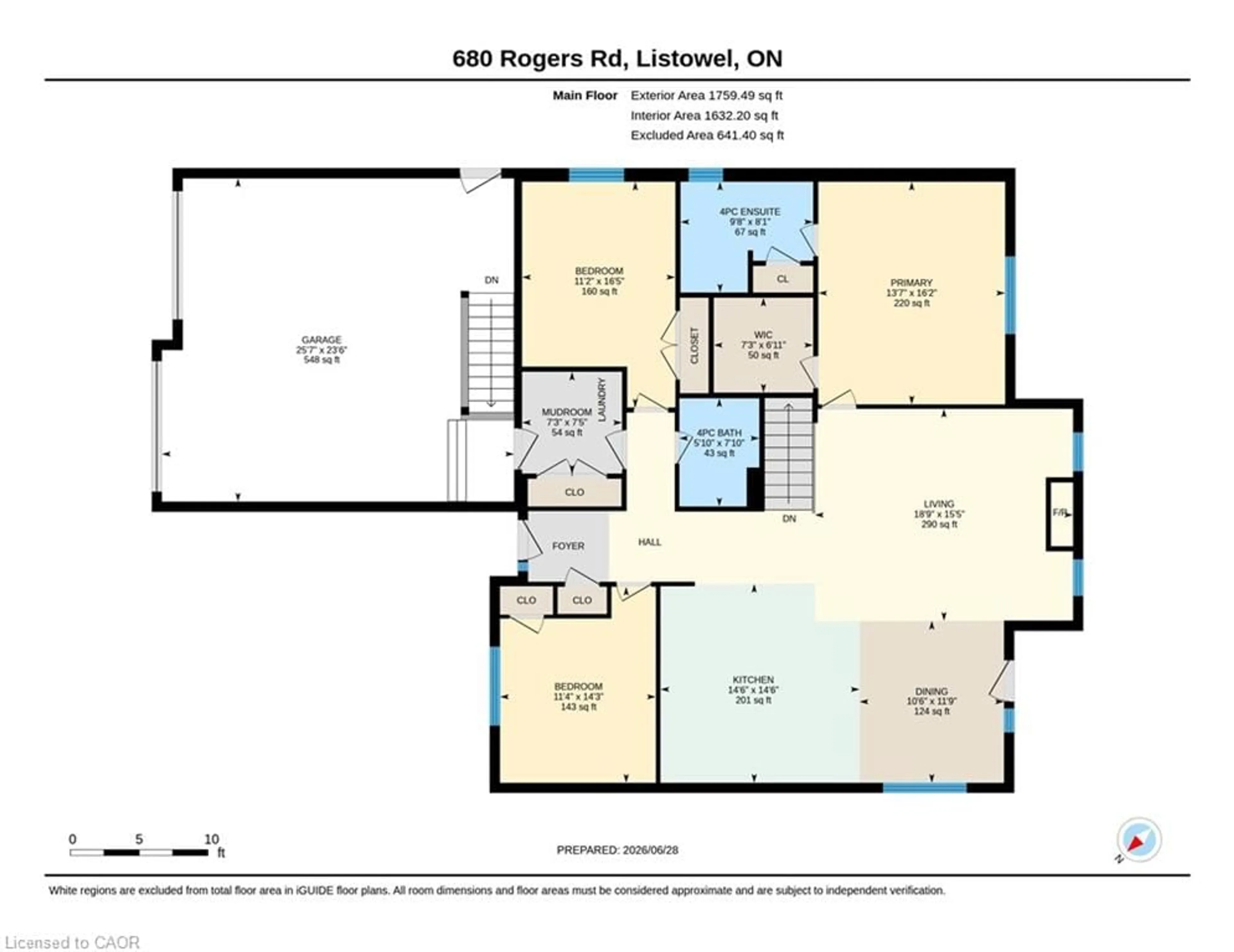Floor plan for 680 Rogers Rd, Listowel Ontario N4W 0G1