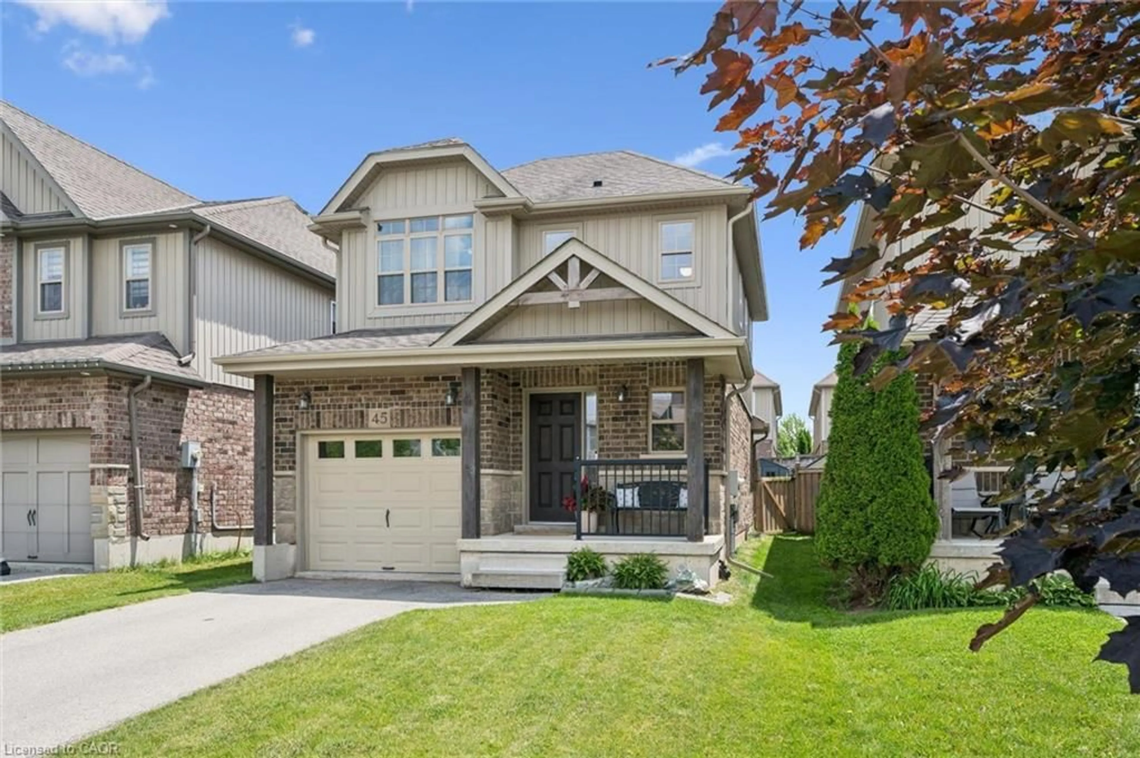 Home with brick exterior material, street for 45 Captain Mccallum Dr, New Hamburg Ontario N3A 0B6