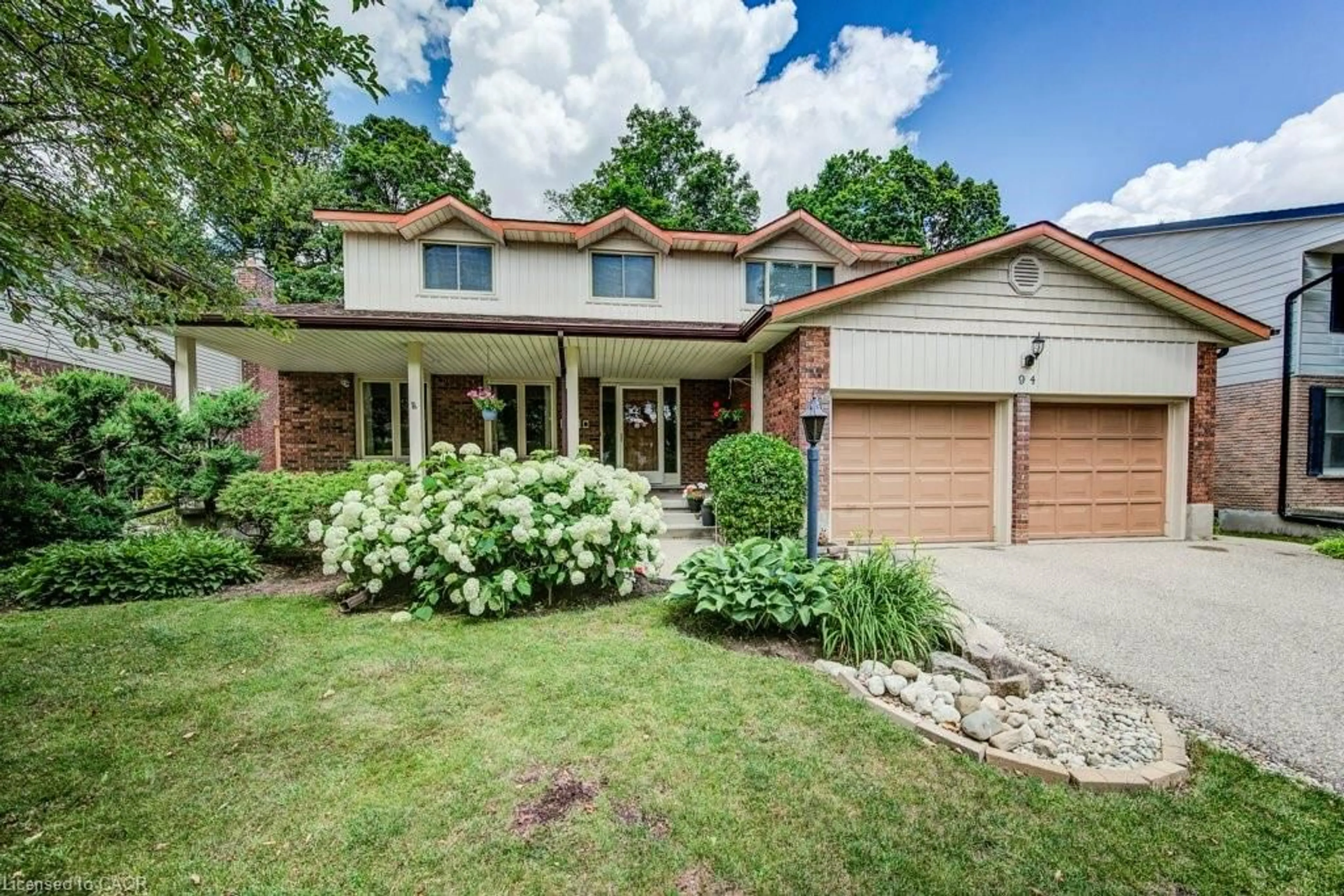Home with brick exterior material, street for 94 Mccarron Cres, Waterloo Ontario N2L 5N2