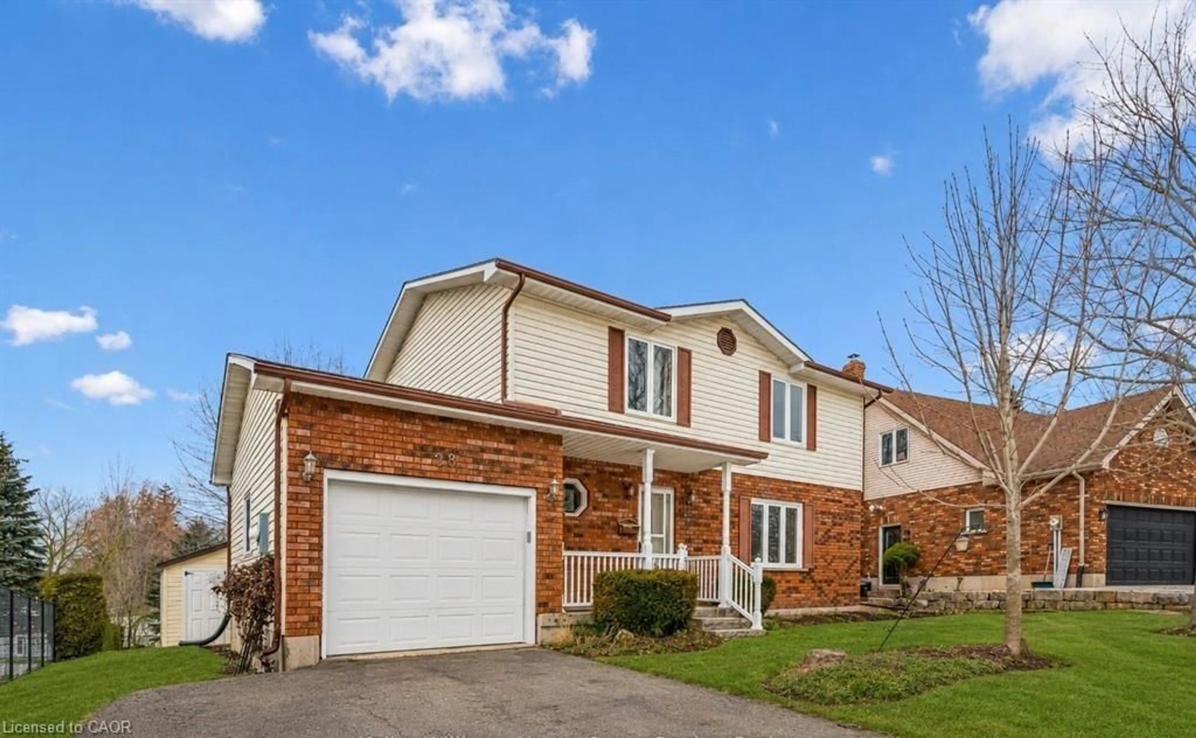 Home with brick exterior material, street for 28 Edward St, Drayton Ontario N0G 1P0