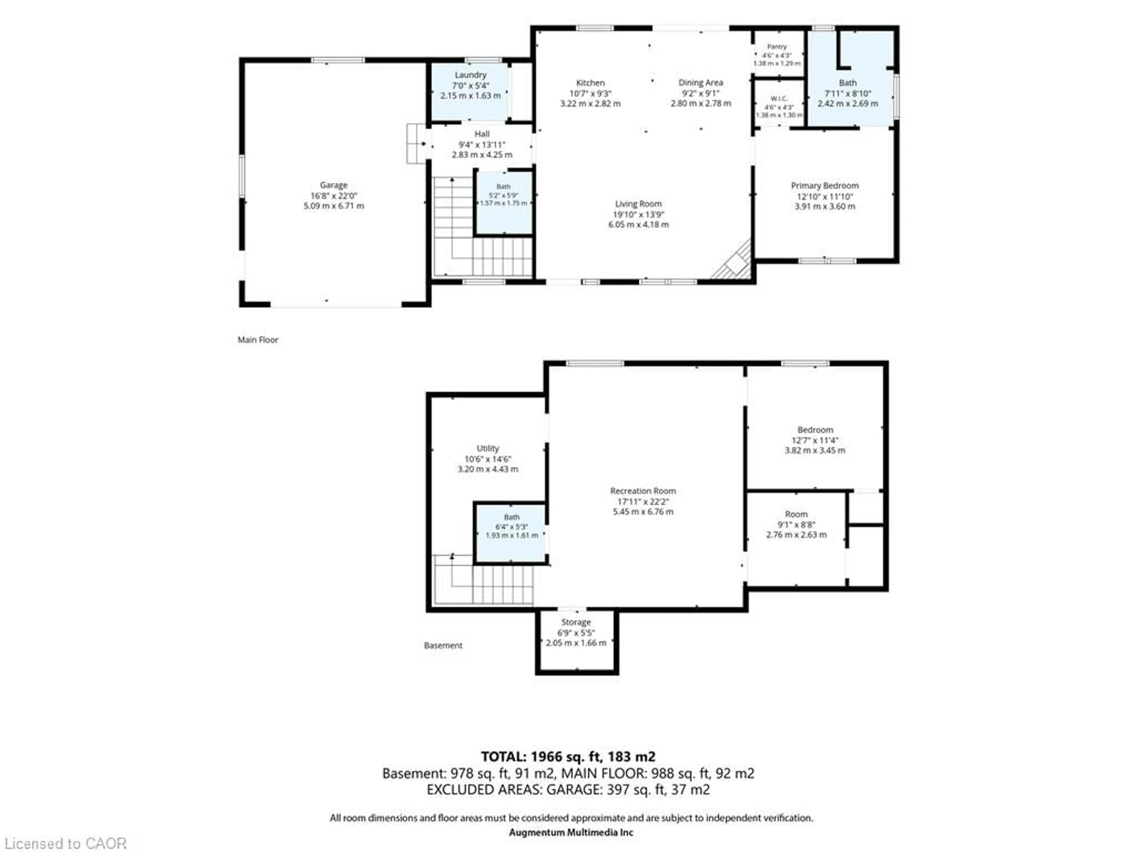 Floor plan for 729 6th Concession Rd Enr, Cultus Ontario N0E 1C0