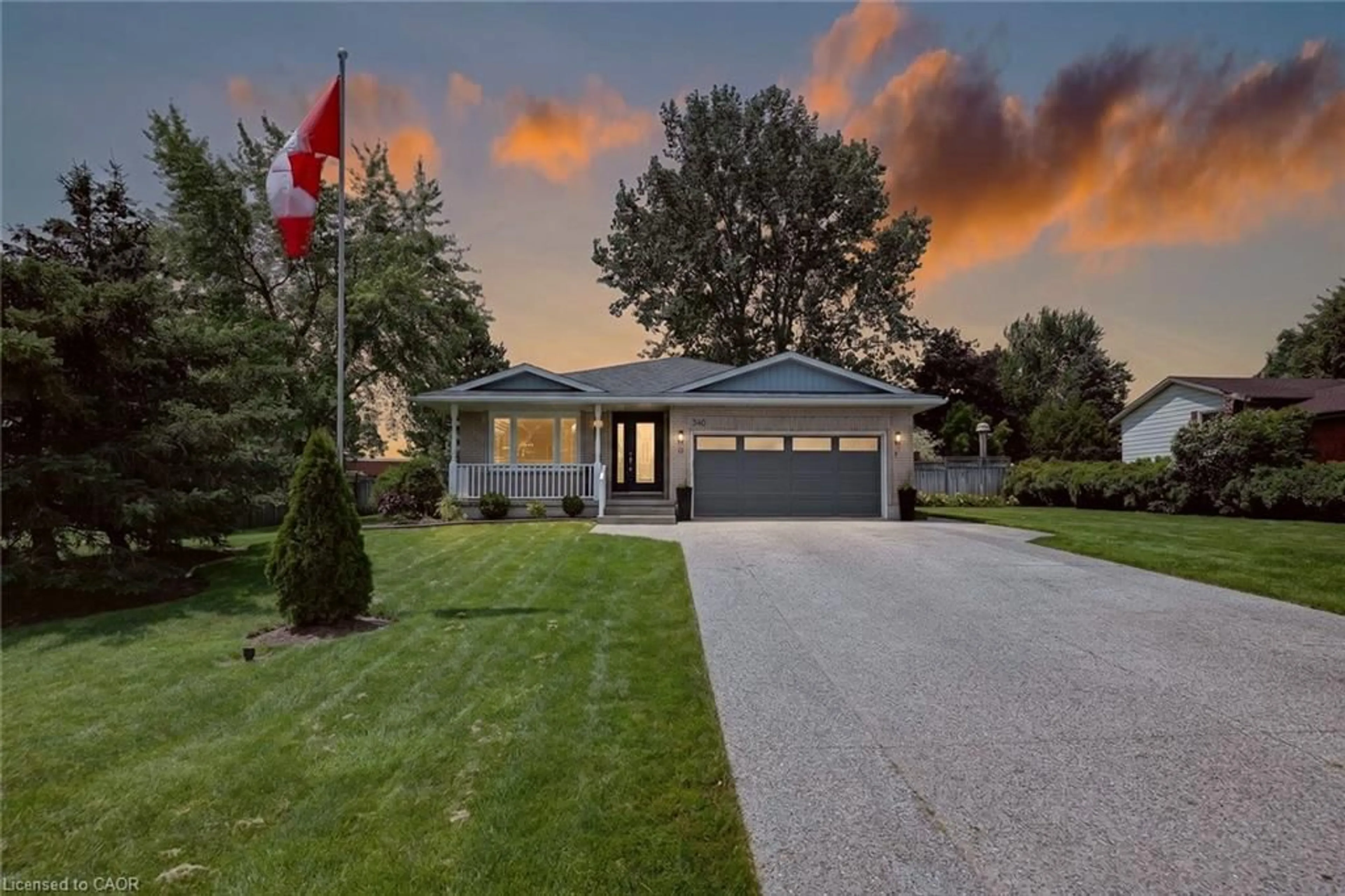 Home with vinyl exterior material, street for 340 Good St, New Hamburg Ontario N3A 2H9