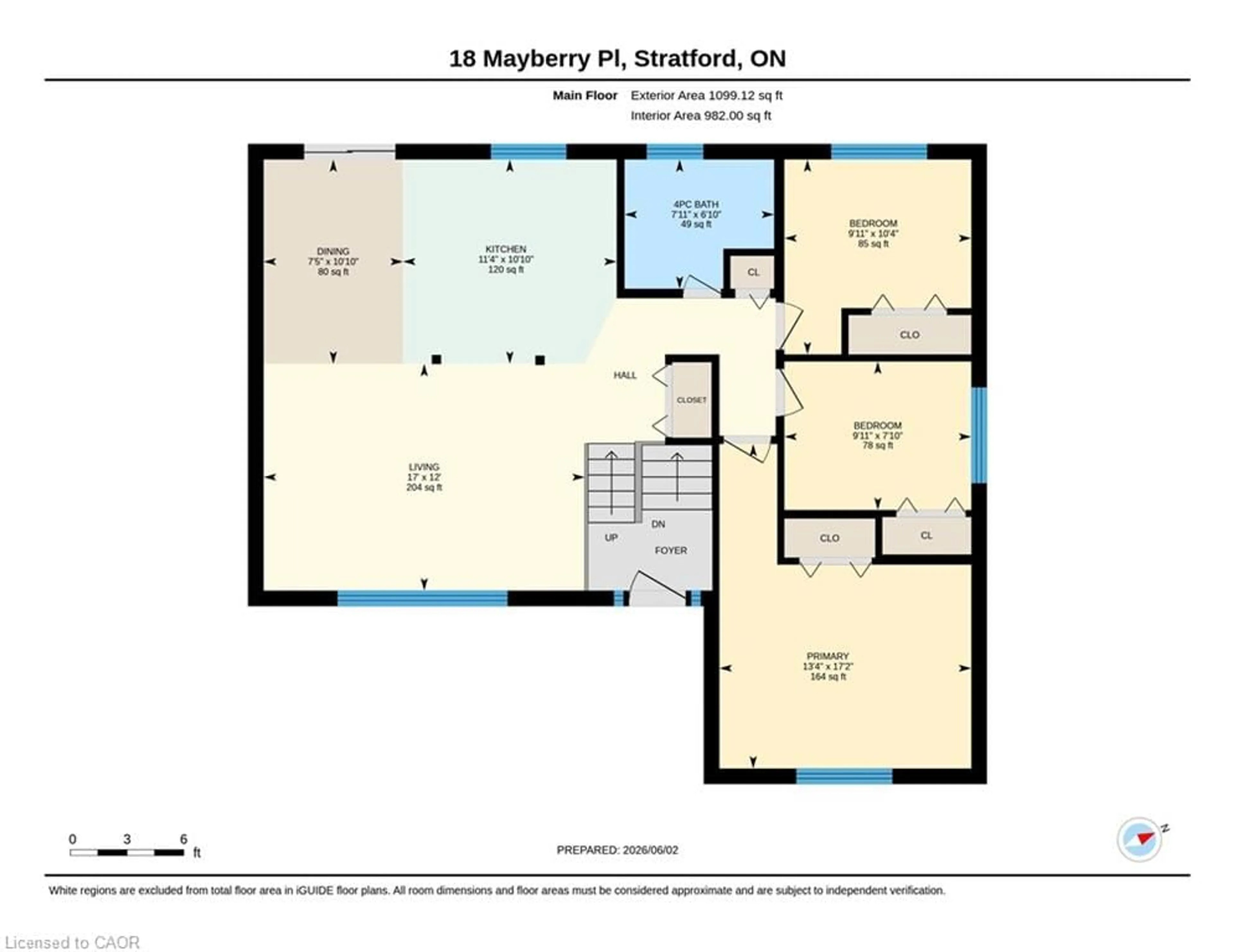 Floor plan for 18 Mayberry Pl, Stratford Ontario N5A 6Z7
