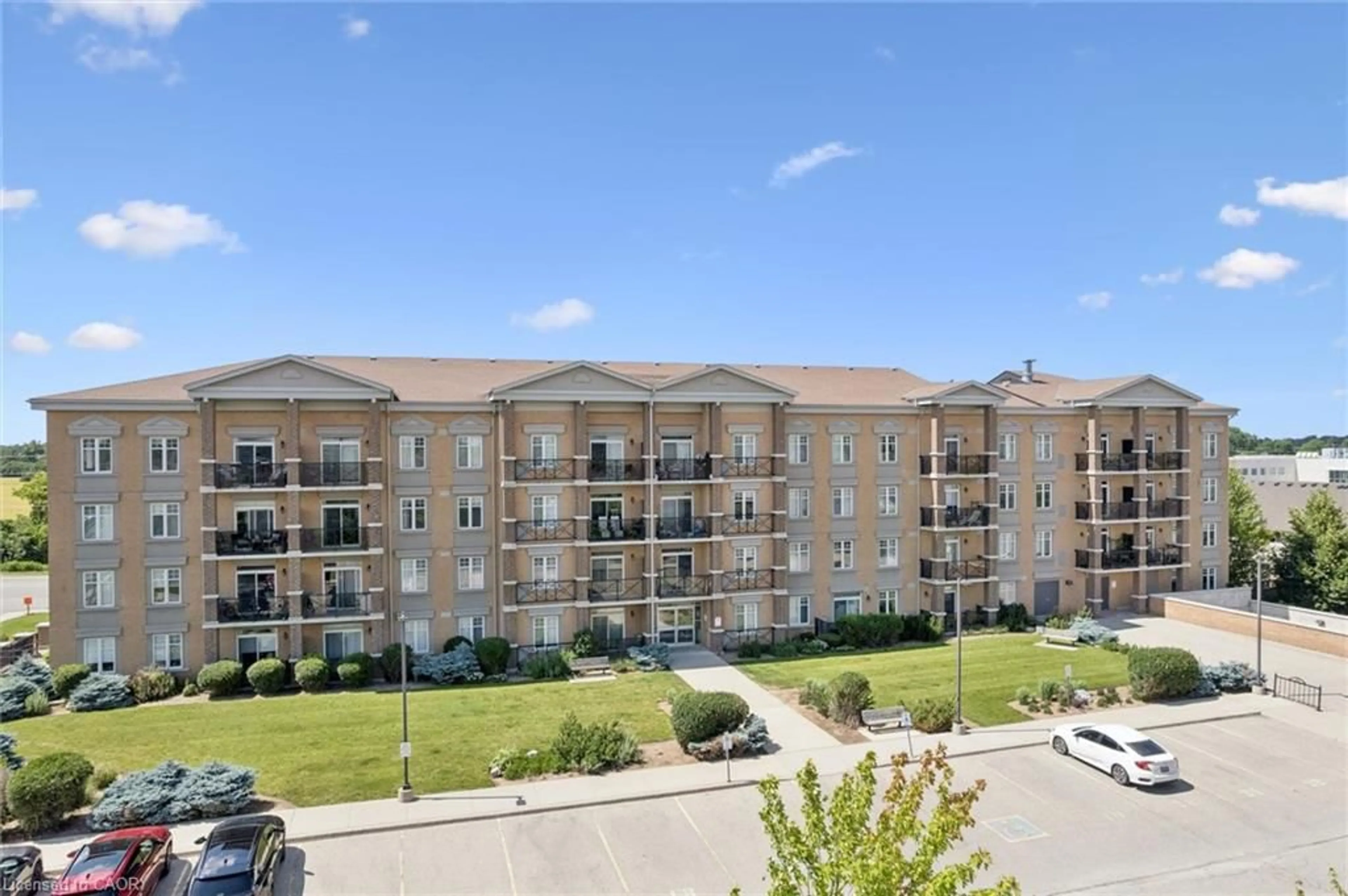 A pic from outside/outdoor area/front of a property/back of a property/a pic from drone, unknown for 2 Colonial Dr #113, Guelph Ontario N1L 0K8