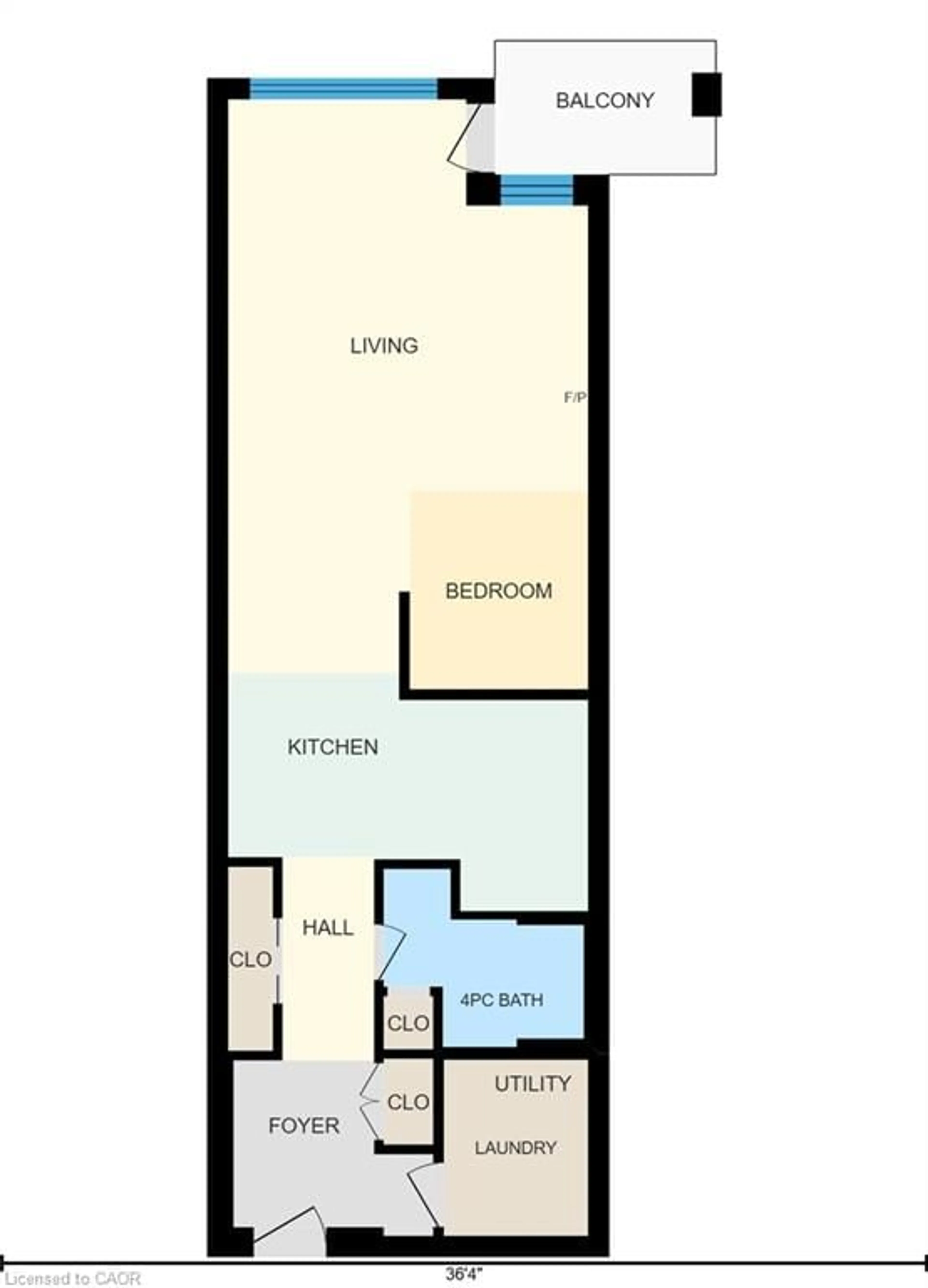 Floor plan for 245 Scotland St #207, Fergus Ontario N1M 0B5