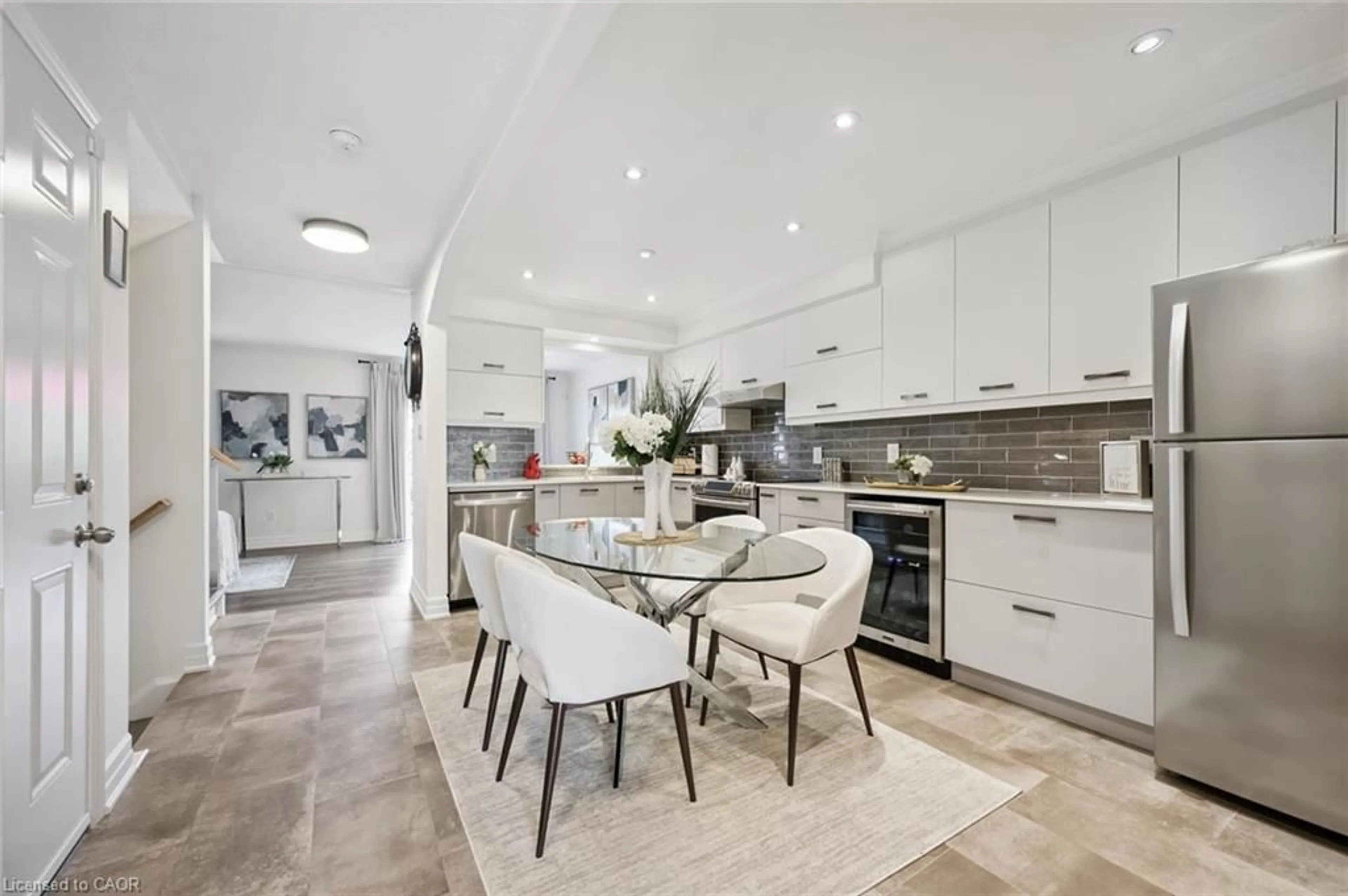 Contemporary kitchen, ceramic/tile floor for 7 Joshua St, Kitchener Ontario N2C 2T4