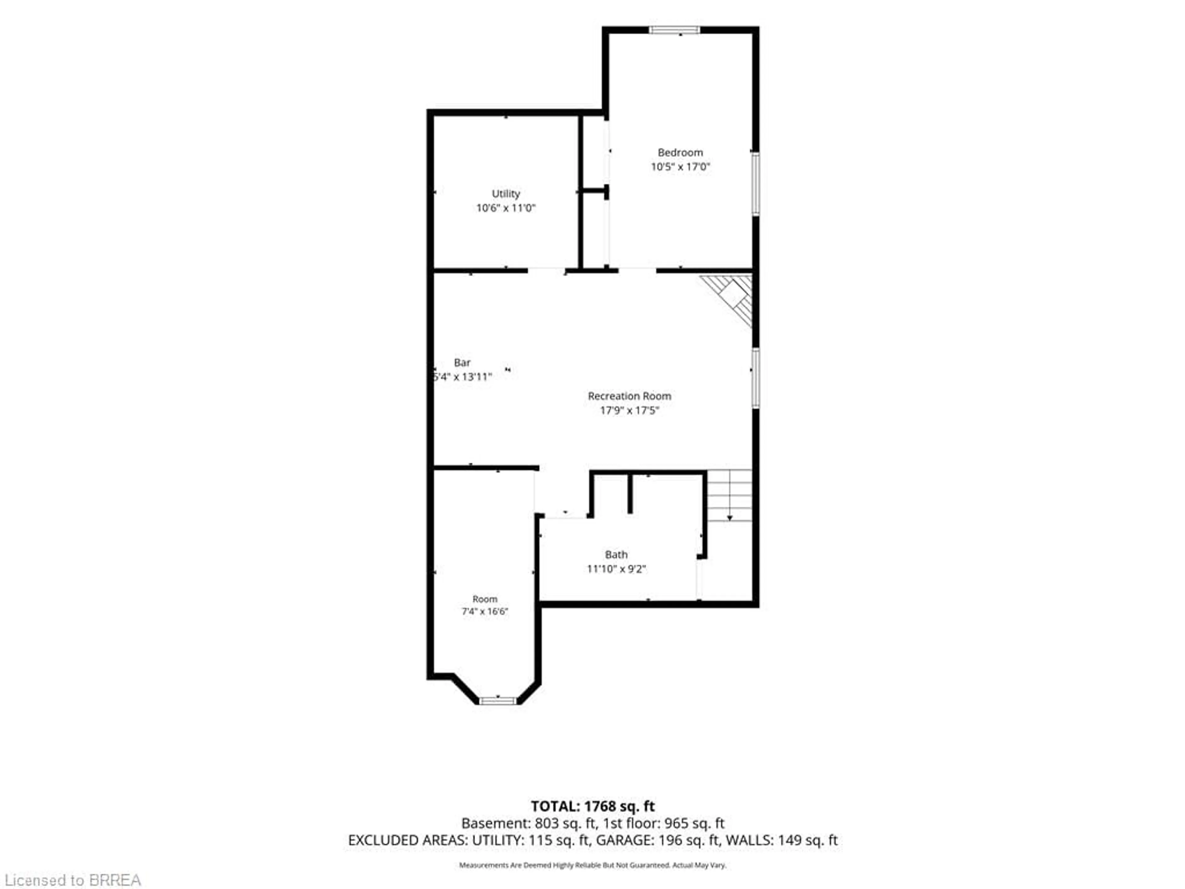 Floor plan for 125 Whitlaw Way, Paris Ontario N3L 4C9