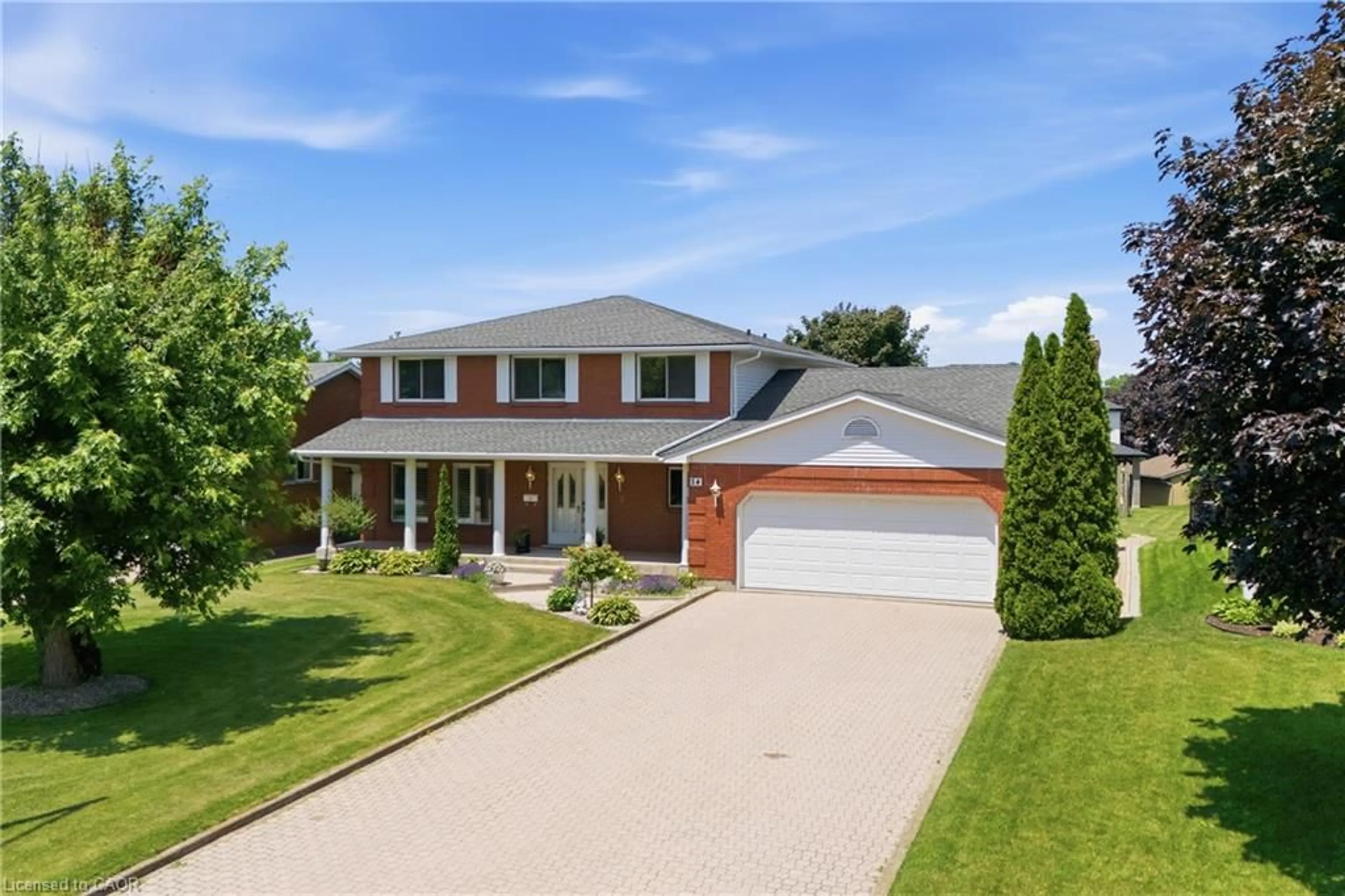 Home with brick exterior material, street for 24 Renfrew Dr, Thorold Ontario L2V 4E7