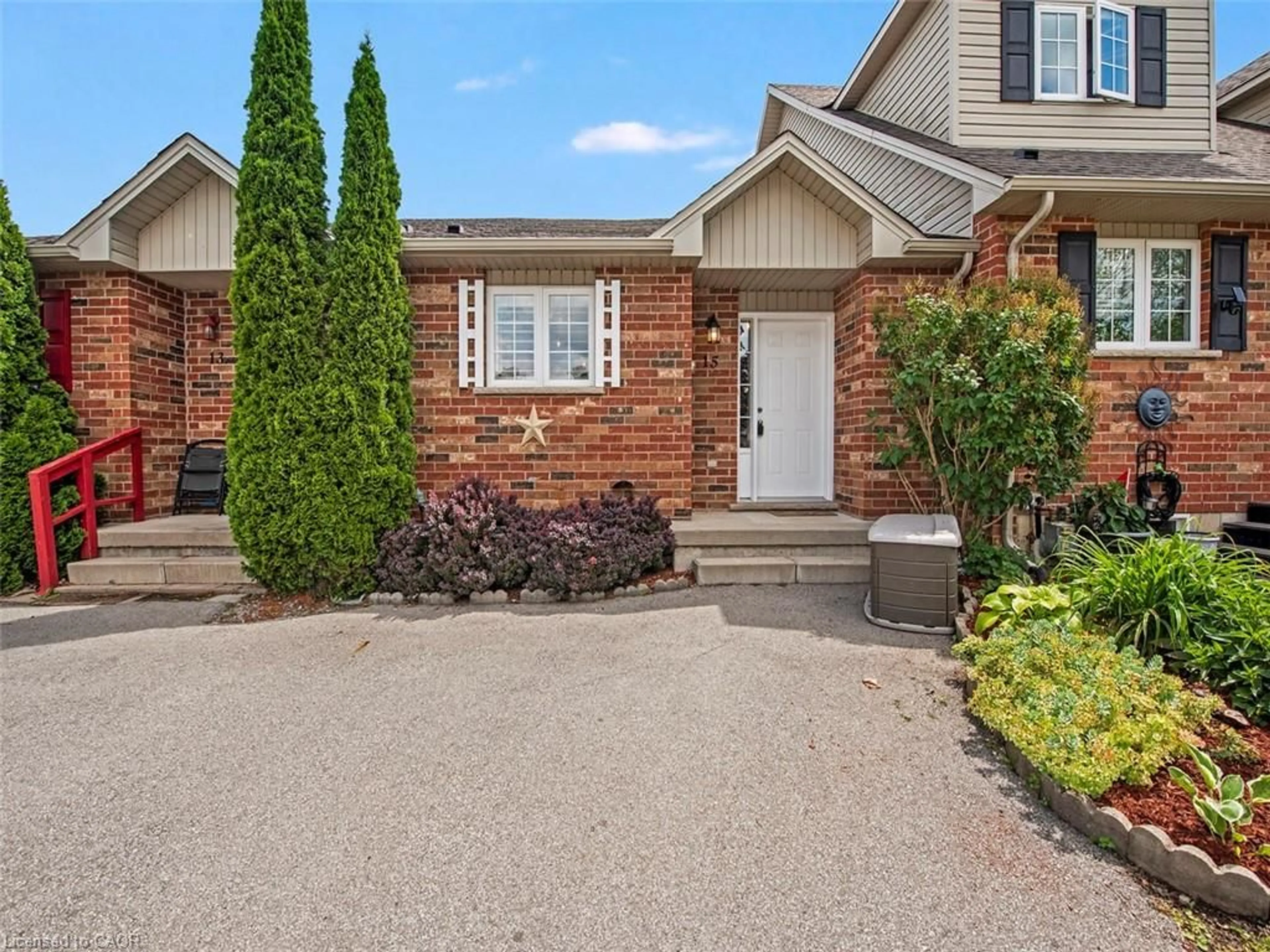Home with brick exterior material, street for 15 Powell Lane, Cayuga Ontario N0A 1E0