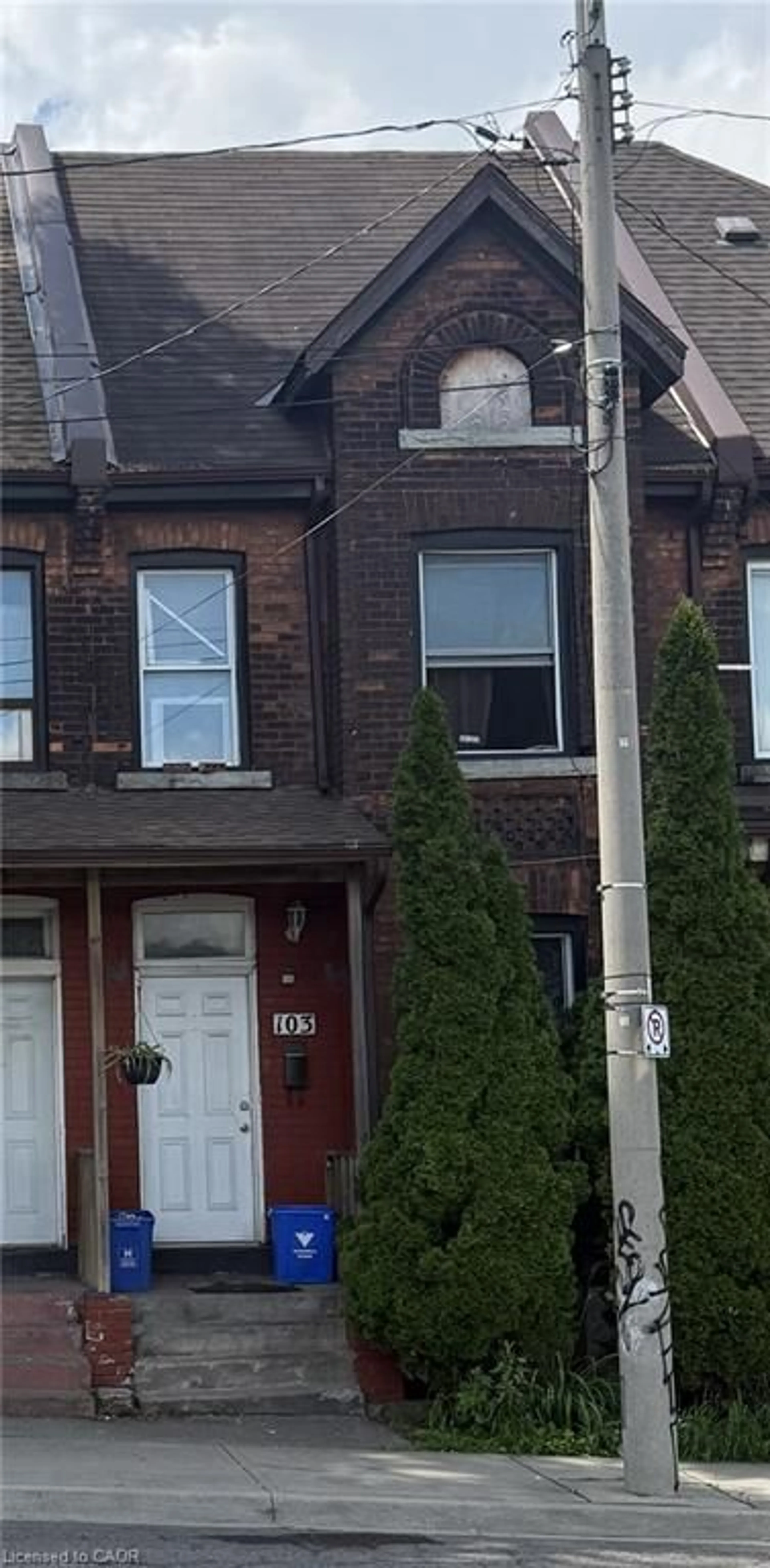 Home with brick exterior material, street for 103 Stuart St, Hamilton Ontario L8L 1B6