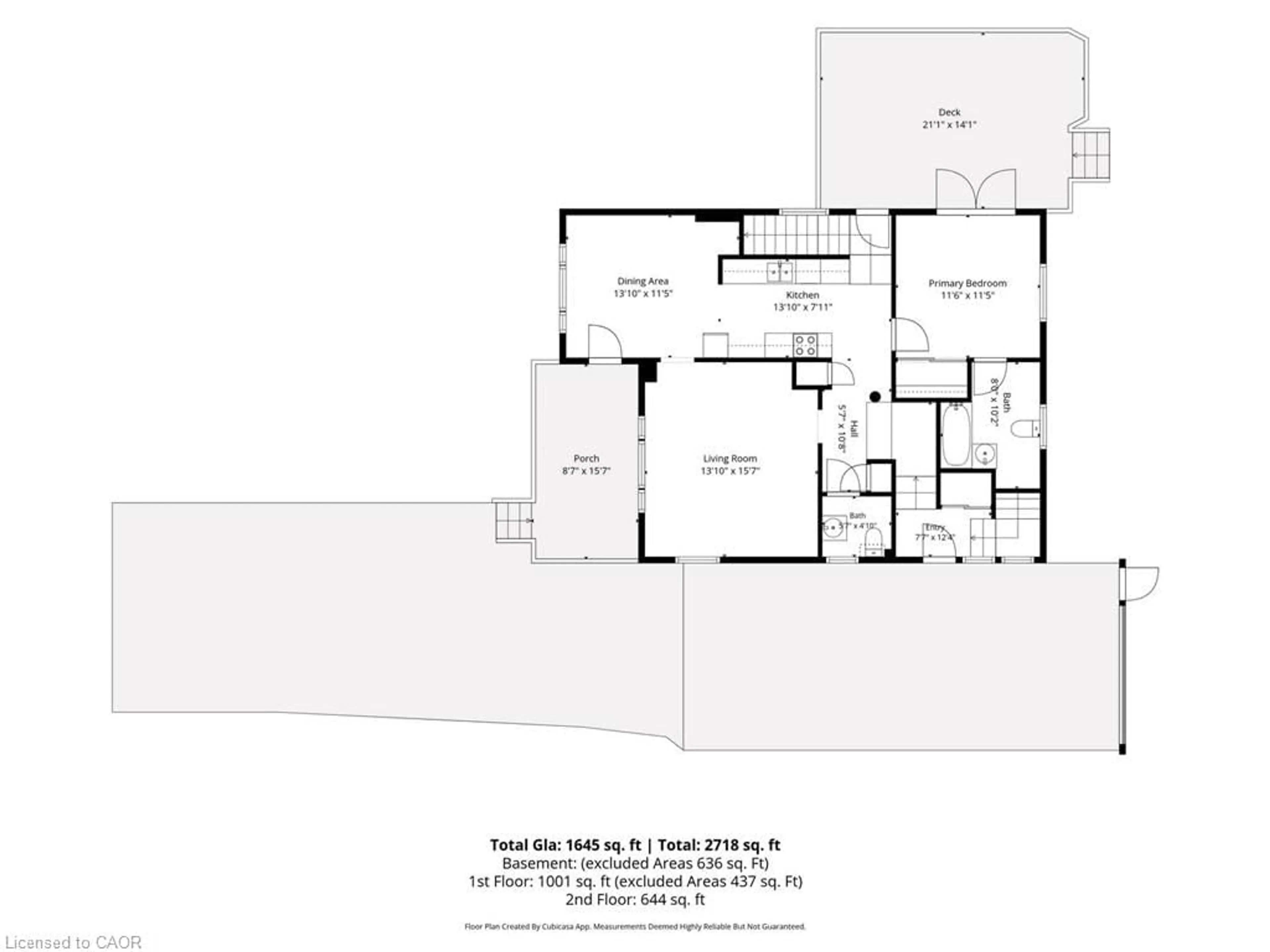 Floor plan for 350 Perth St, Mount Forest Ontario N0G 2L1