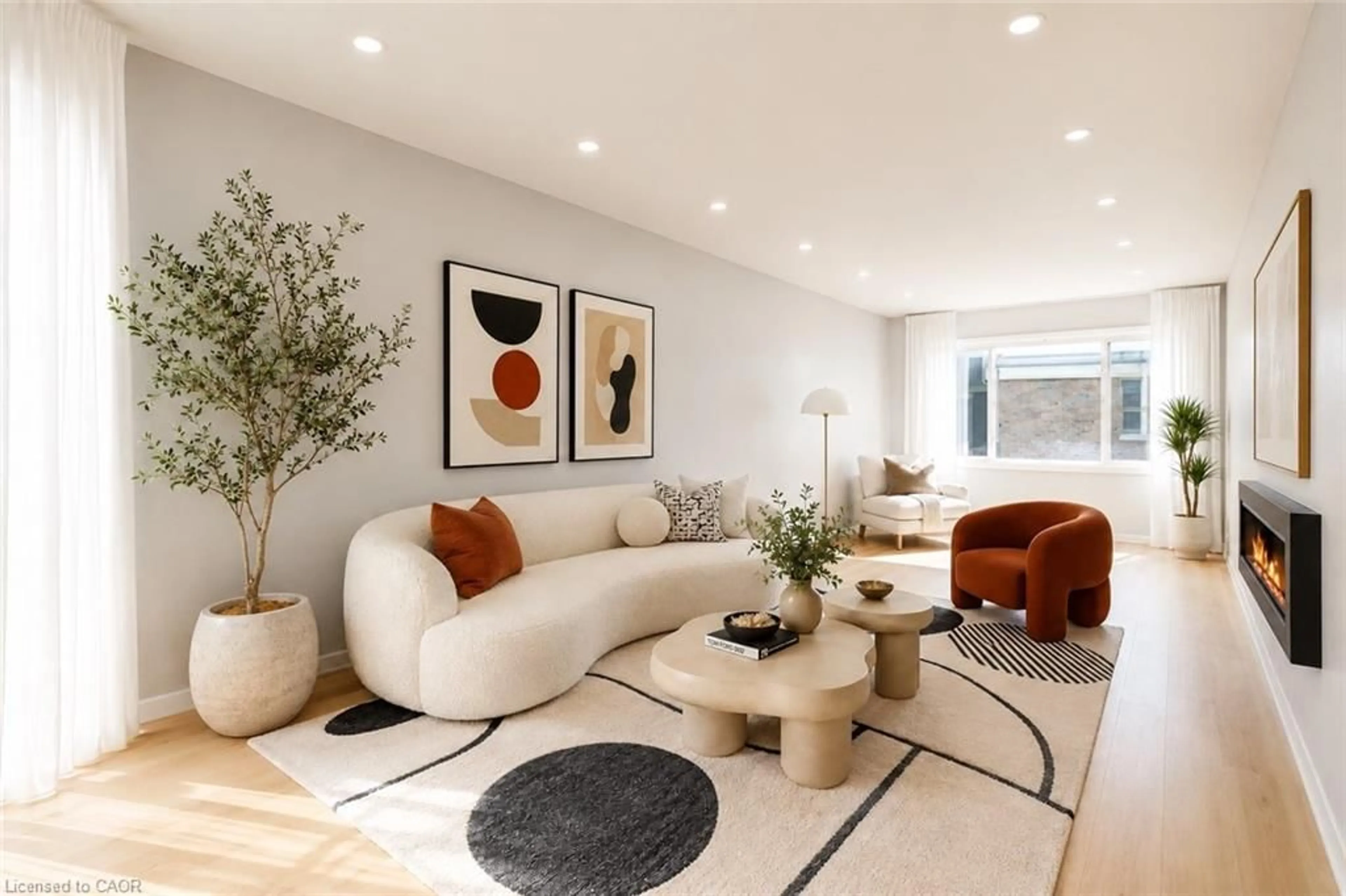 Living room with furniture, unknown for 30 Green Valley Dr #110, Kitchener Ontario N2P 1G8