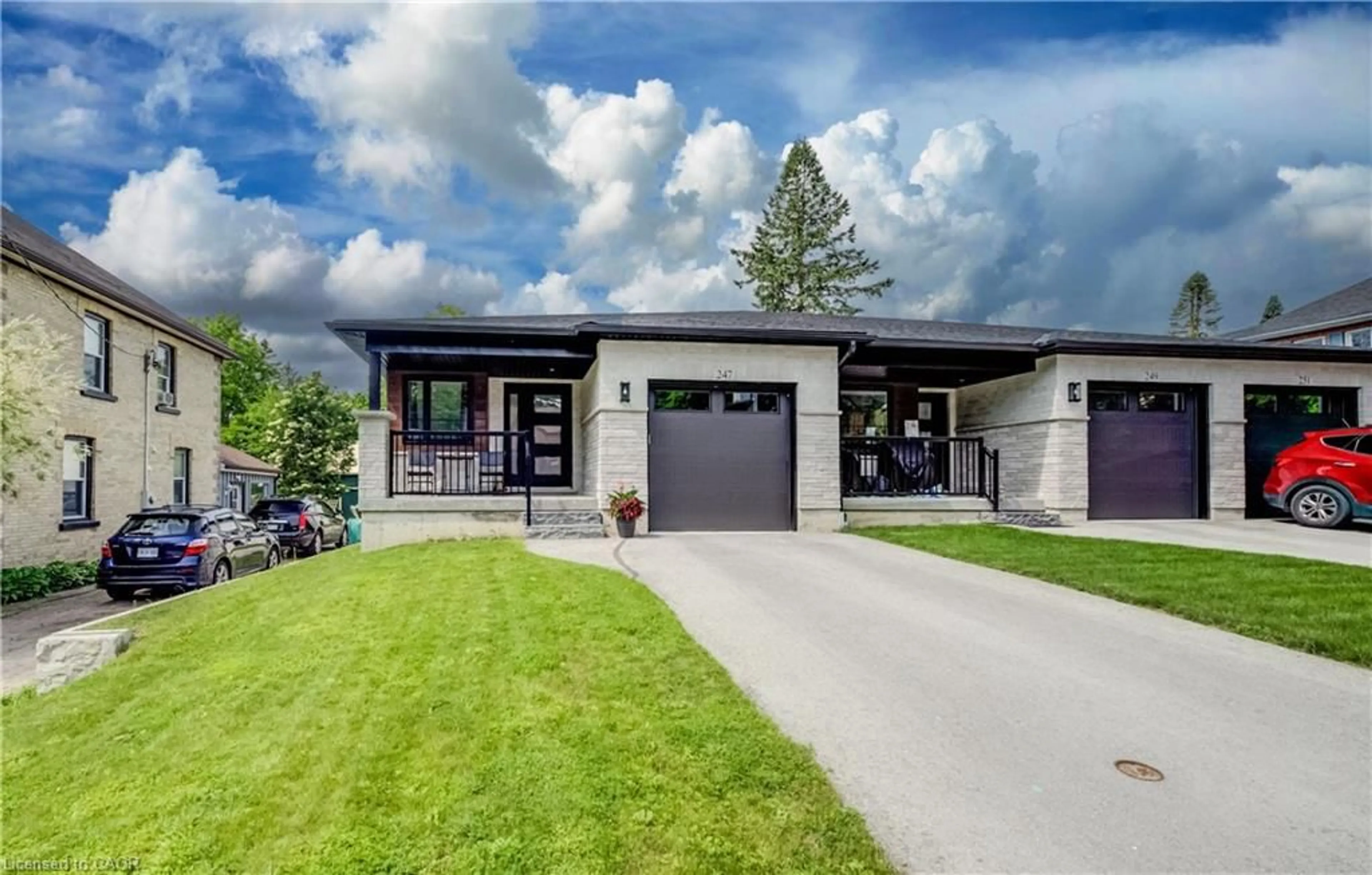Home with brick exterior material, street for 247 Fergus St, Mount Forest Ontario N0G 2L2