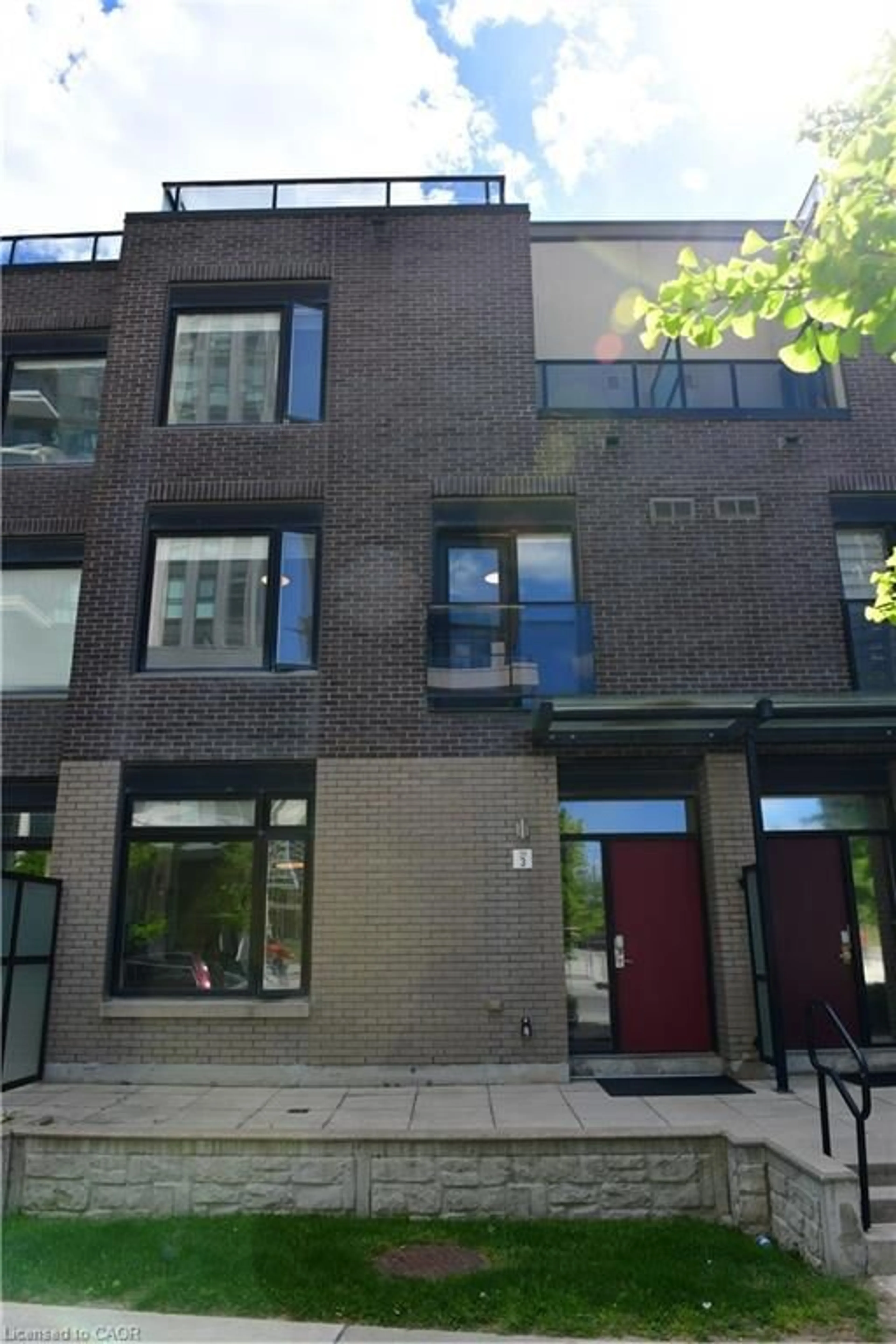 Home with brick exterior material, building for 4080 Parkside Village Dr #3, Mississauga Ontario L5B 0K2