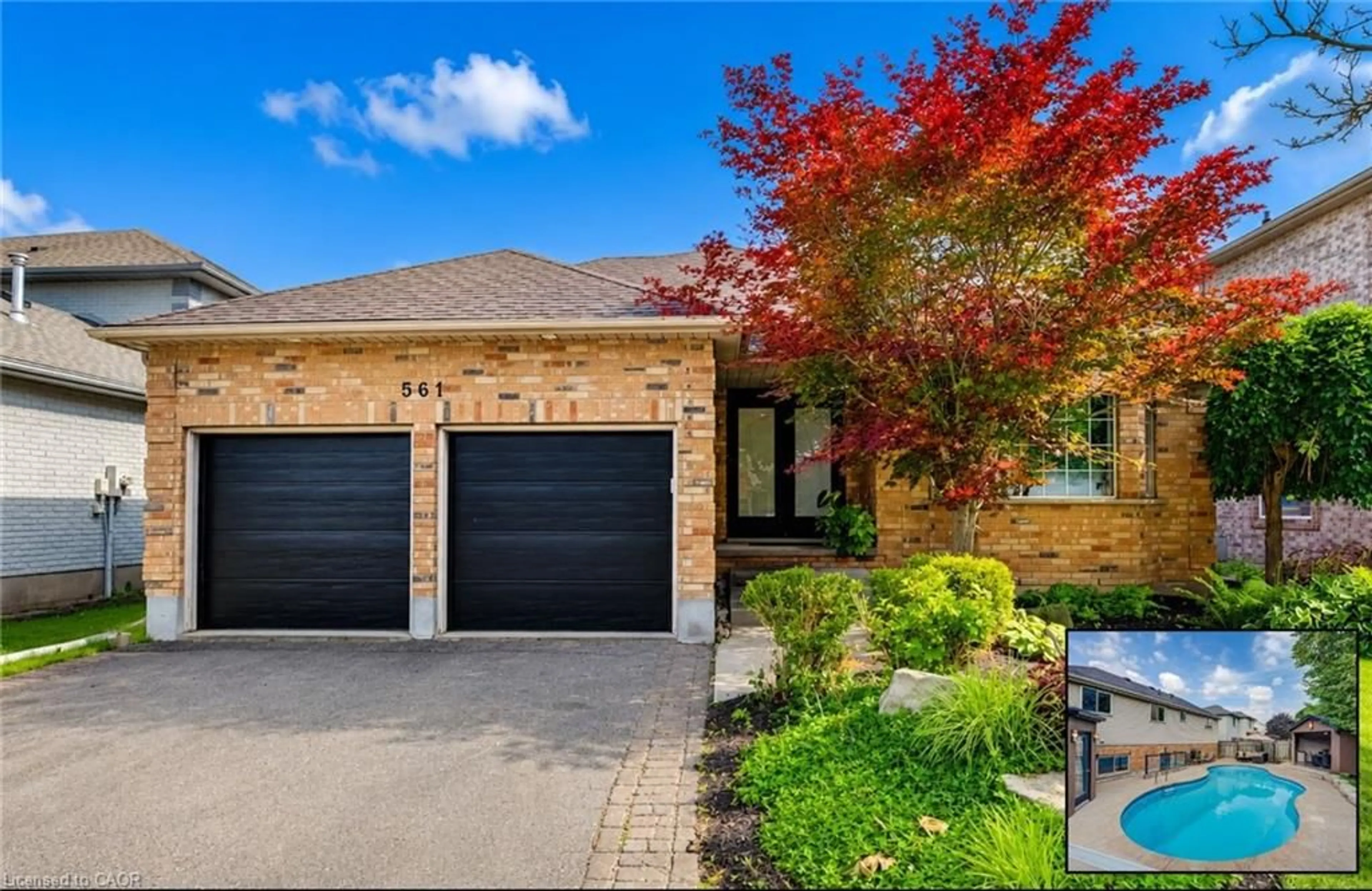 Home with brick exterior material, street for 561 Chancery Lane, Waterloo Ontario N2T 2N5