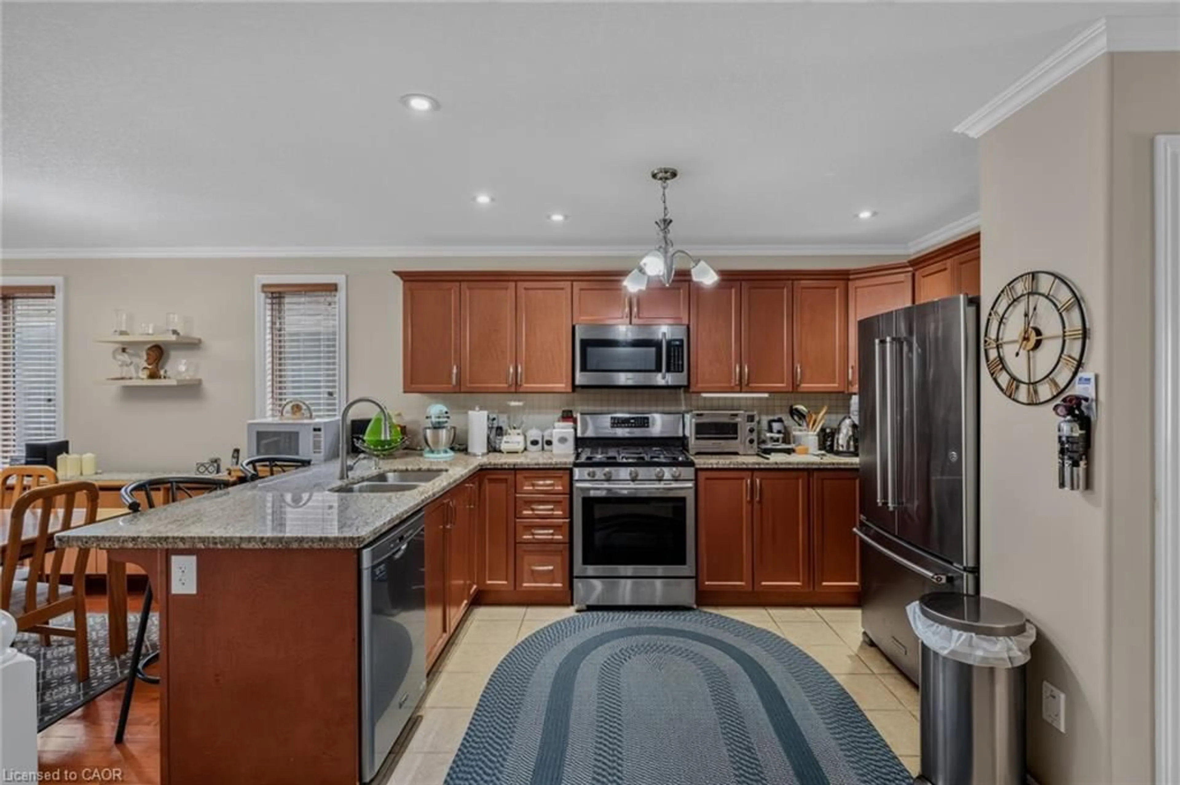 Open concept kitchen, ceramic/tile floor for 49 Millcroft Dr, Simcoe Ontario N3Y 0B1