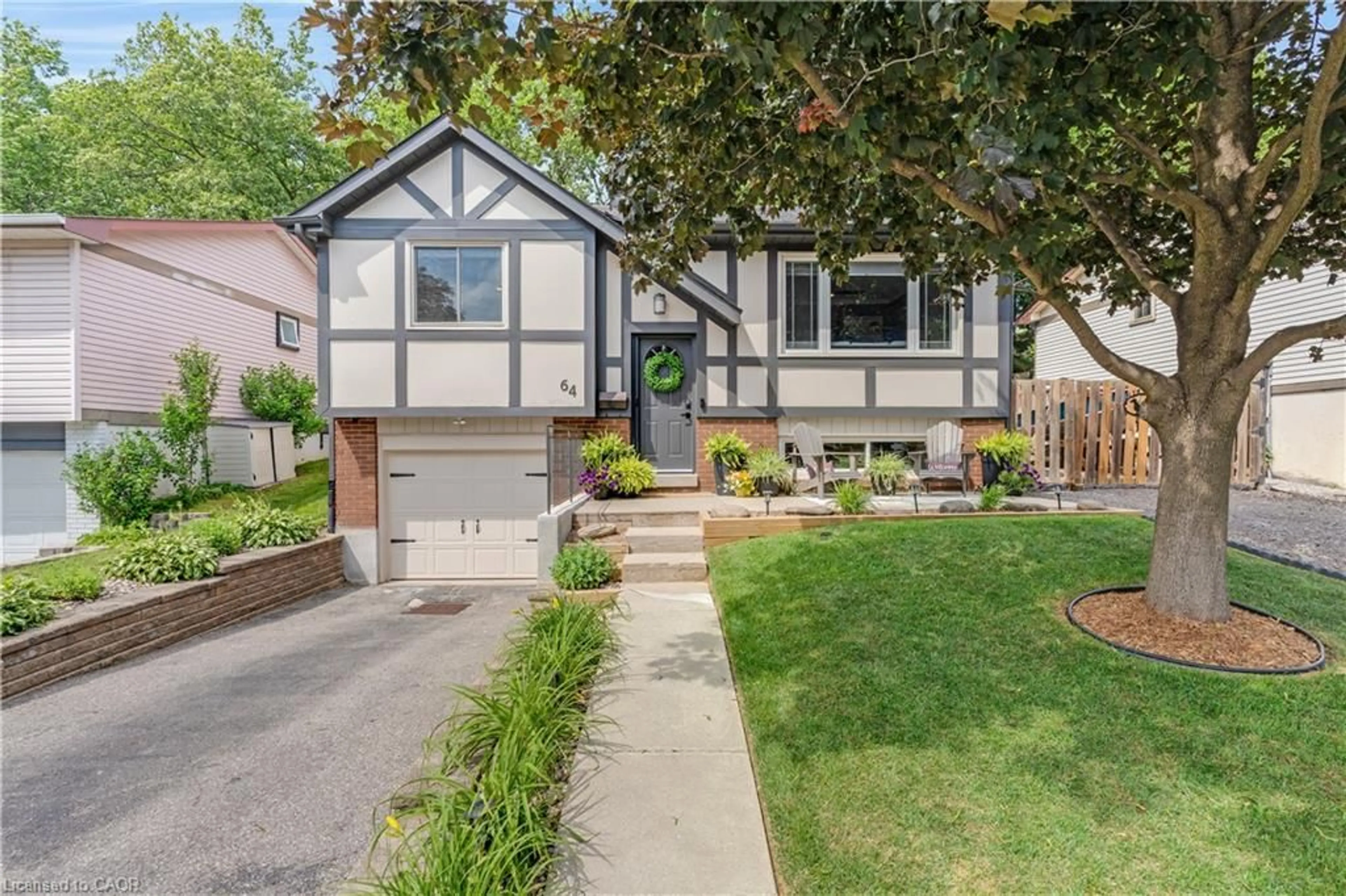 Home with vinyl exterior material, street for 64 Cindy Ave, Cambridge Ontario N3C 3J2