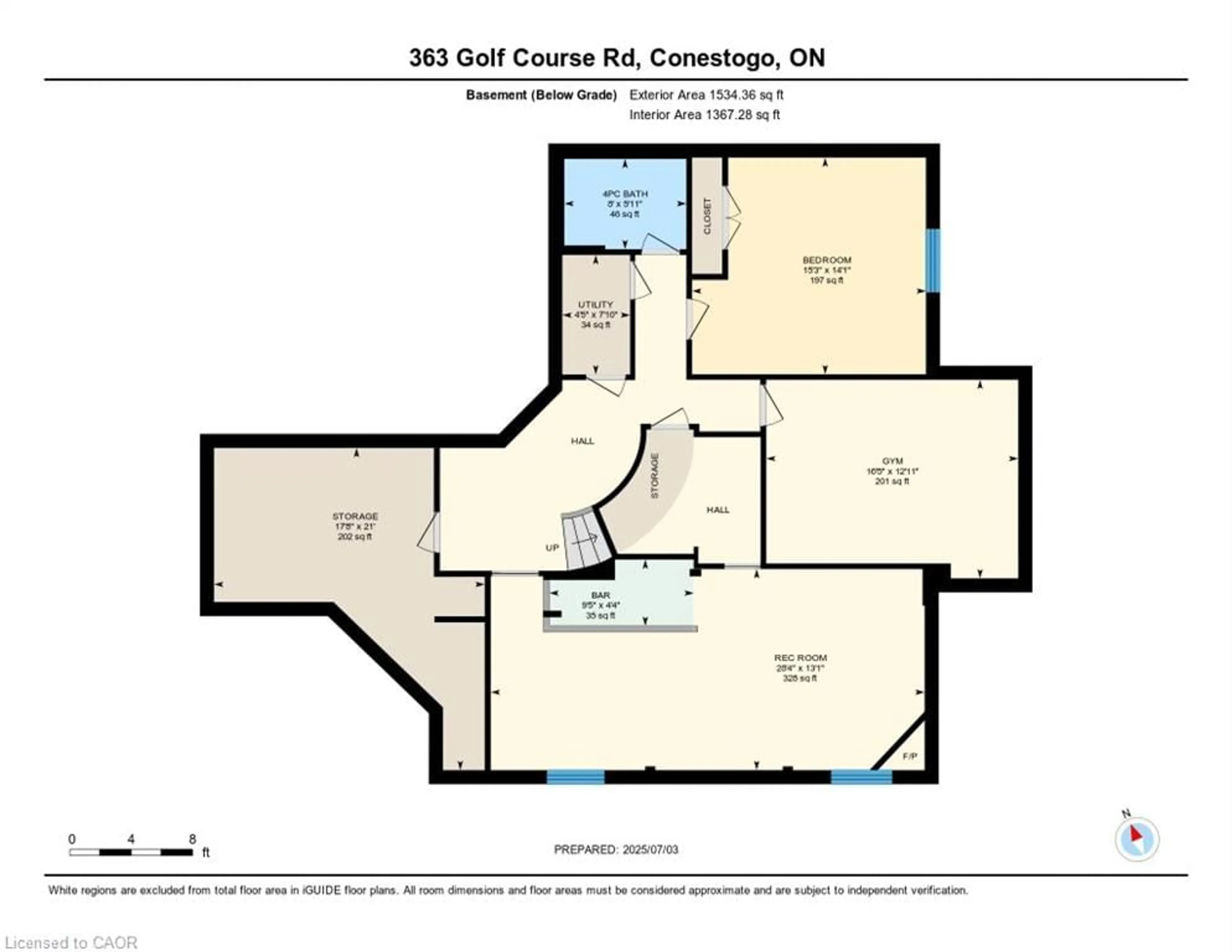 Floor plan for 363 Golf Course Rd, Conestogo Ontario N0B 1N0