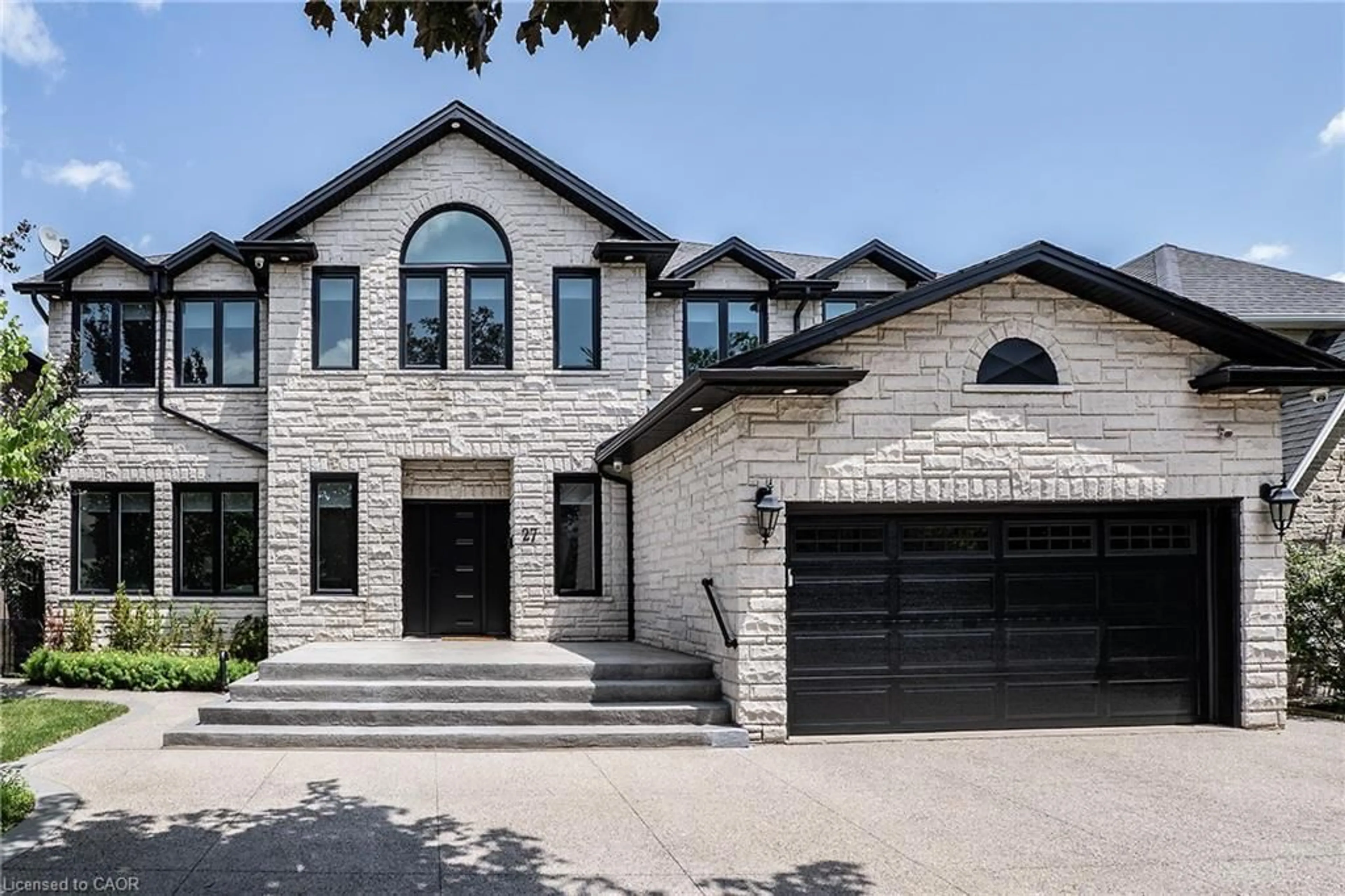 Home with brick exterior material, street for 27 Elodia Crt, Hamilton Ontario L9C 7R2