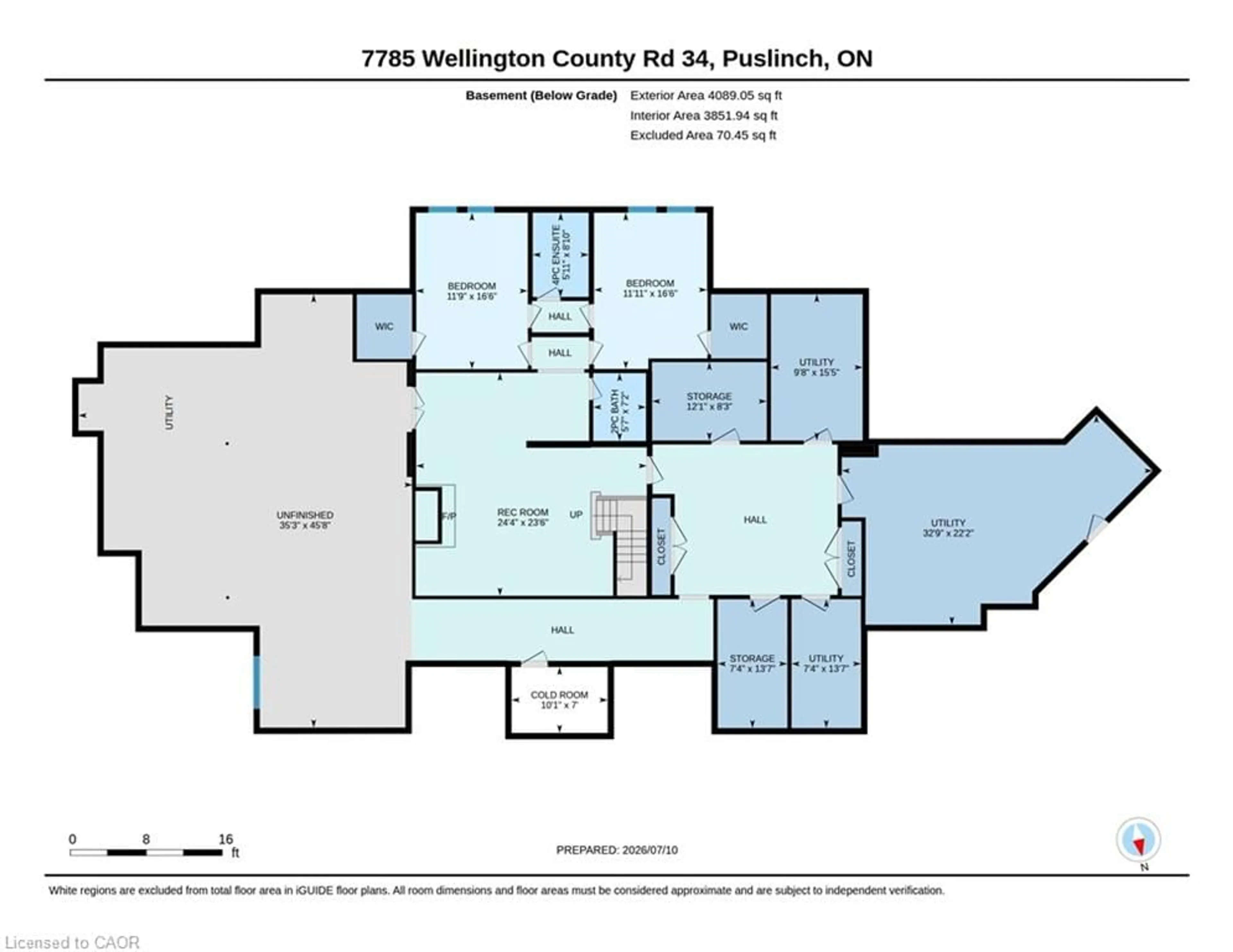 Floor plan for 7785 Wellington Road 34, Wellington Ontario N0B 2J0