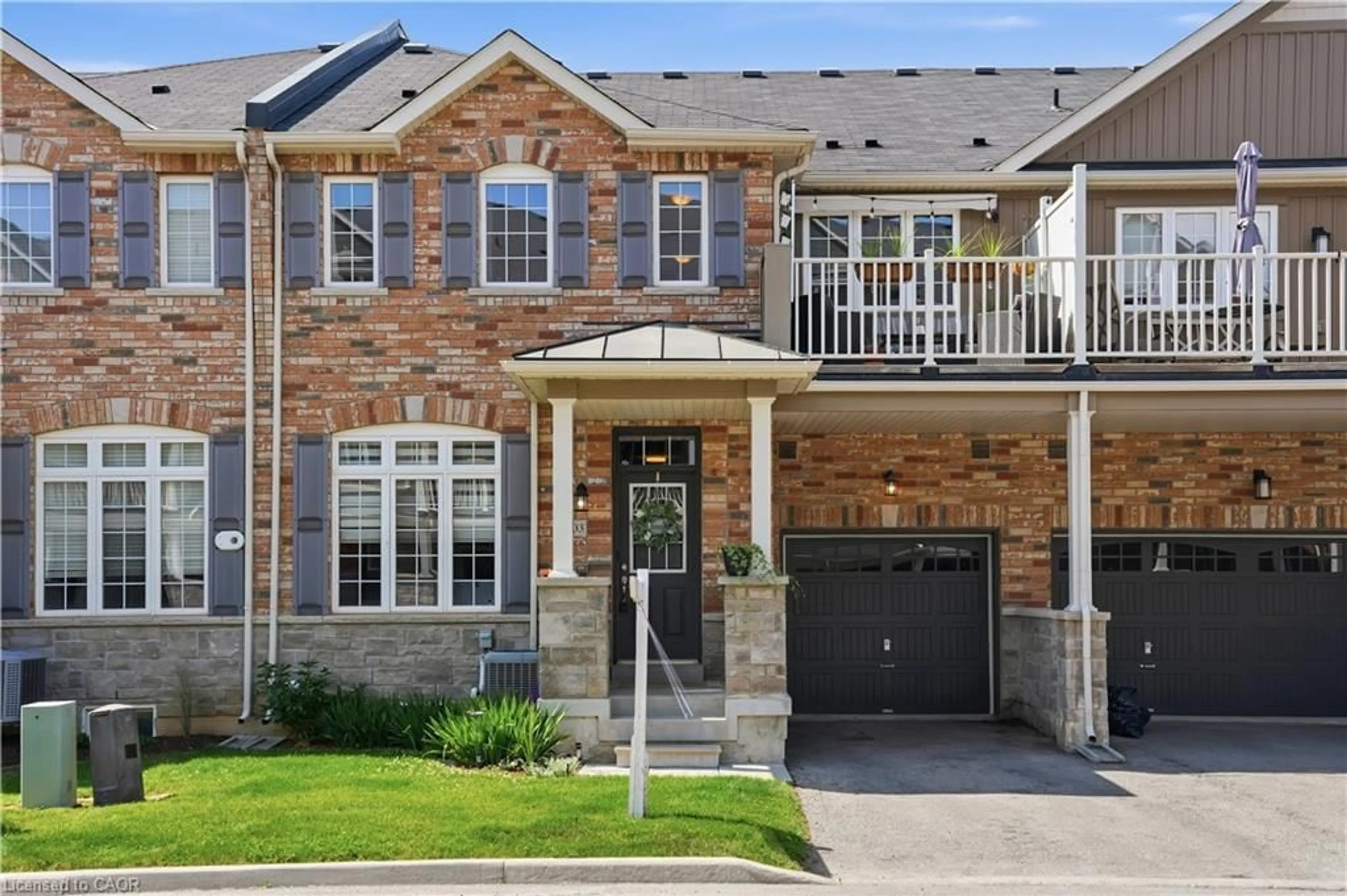 Home with brick exterior material, street for 54 Nisbet Blvd #33, Hamilton Ontario L8B 0Y3