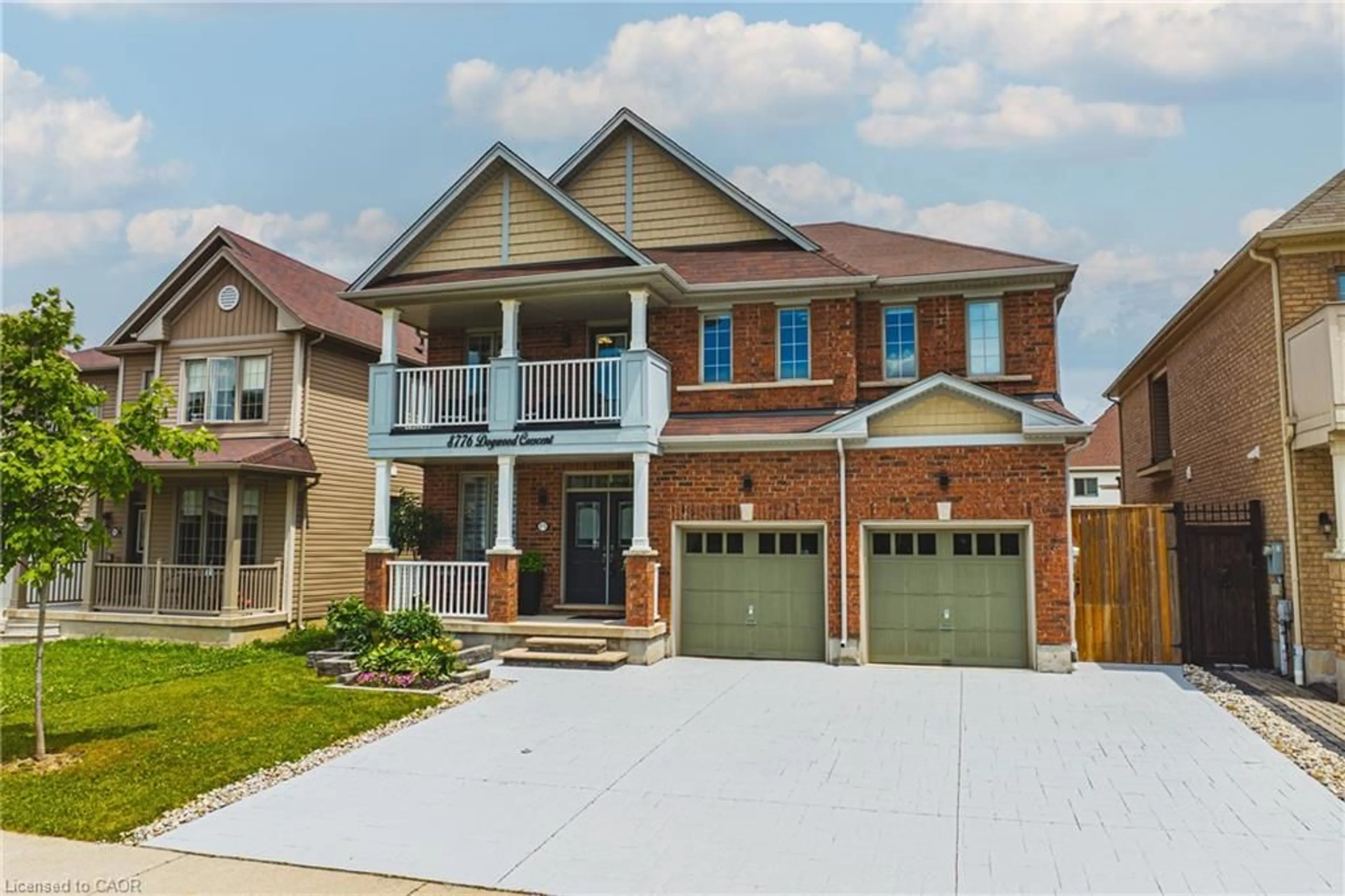 Home with brick exterior material, street for 8776 Dogwood Cres, Niagara Falls Ontario L2H 0L1