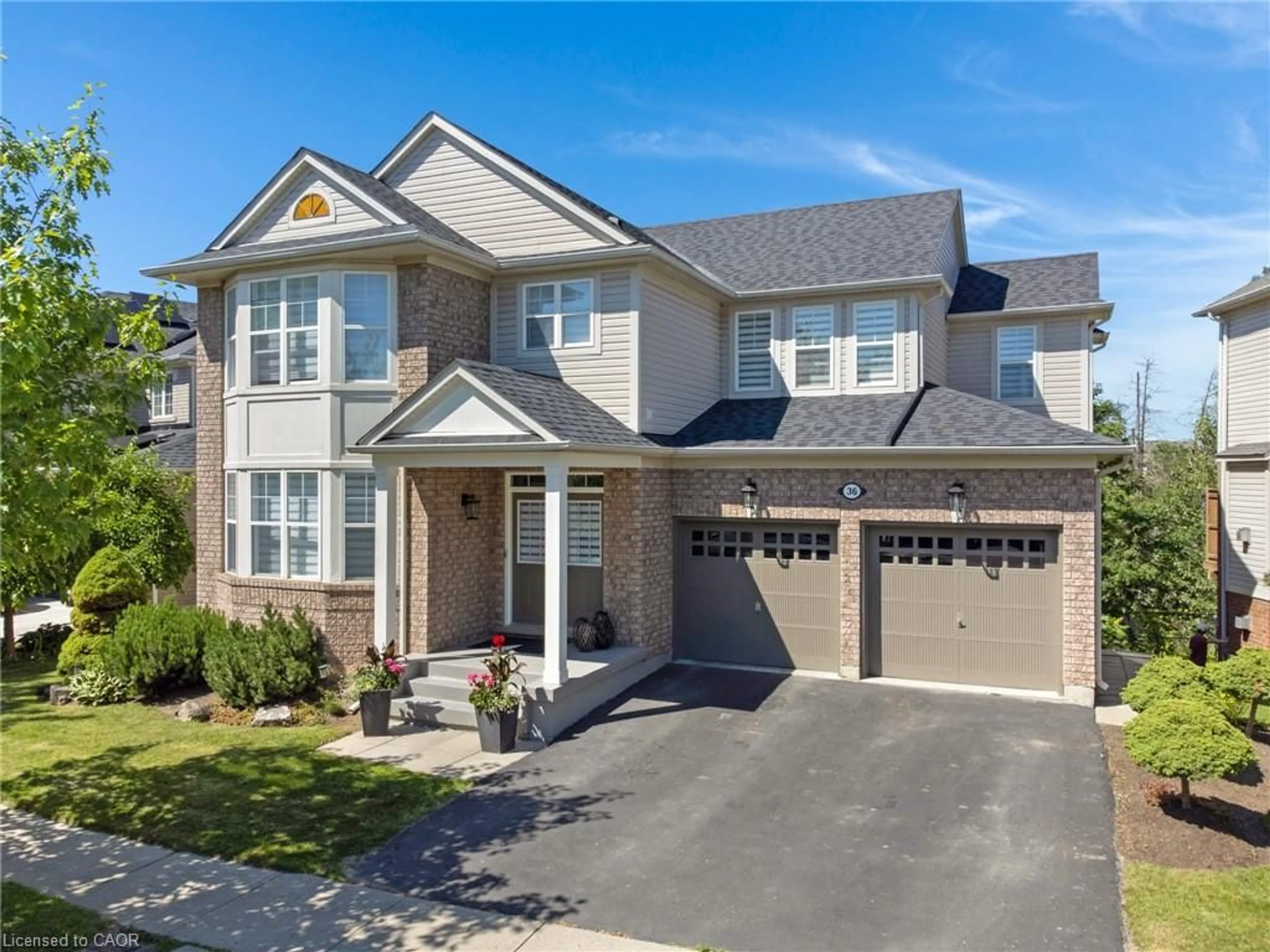 Home with brick exterior material, street for 36 Dellgrove Cir, Cambridge Ontario N1T 2J9