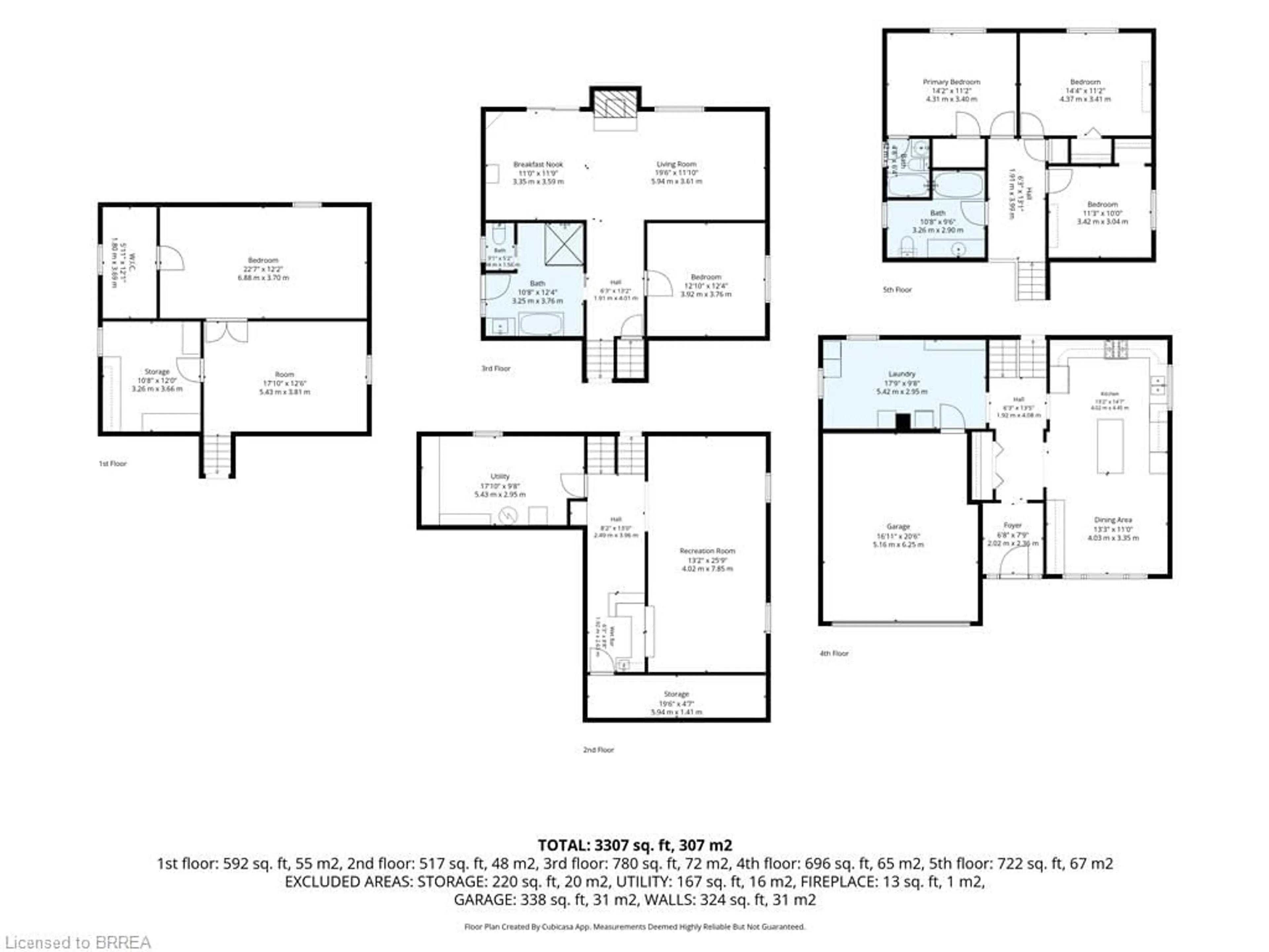 Floor plan for 5 Keeler Pl, Brantford Ontario N3S 7K6