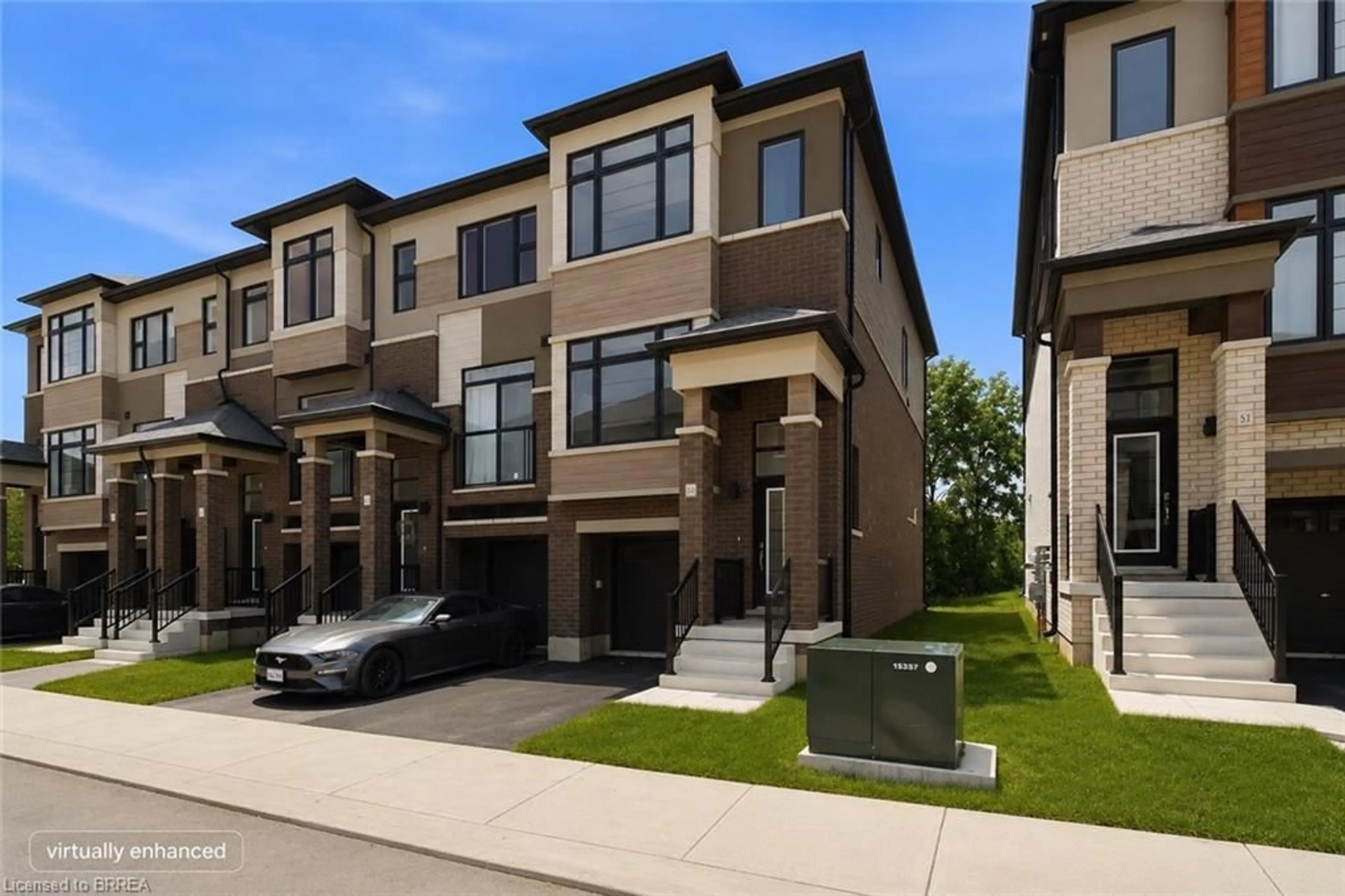 Home with brick exterior material, street for 313 Conklin Rd #50, Brantford Ontario N3T 5L5