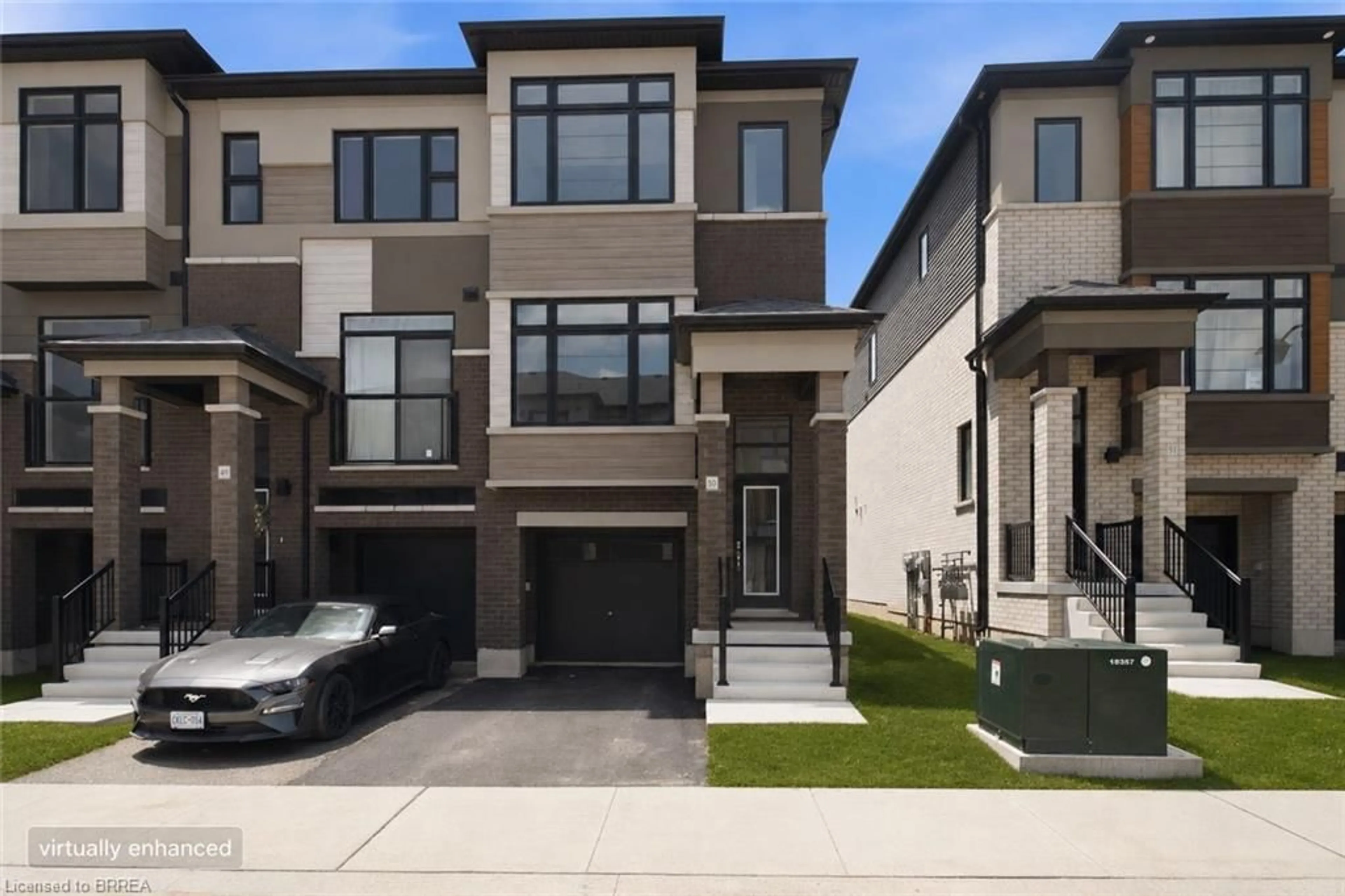 Home with brick exterior material, street for 313 Conklin Rd #50, Brantford Ontario N3T 5L5