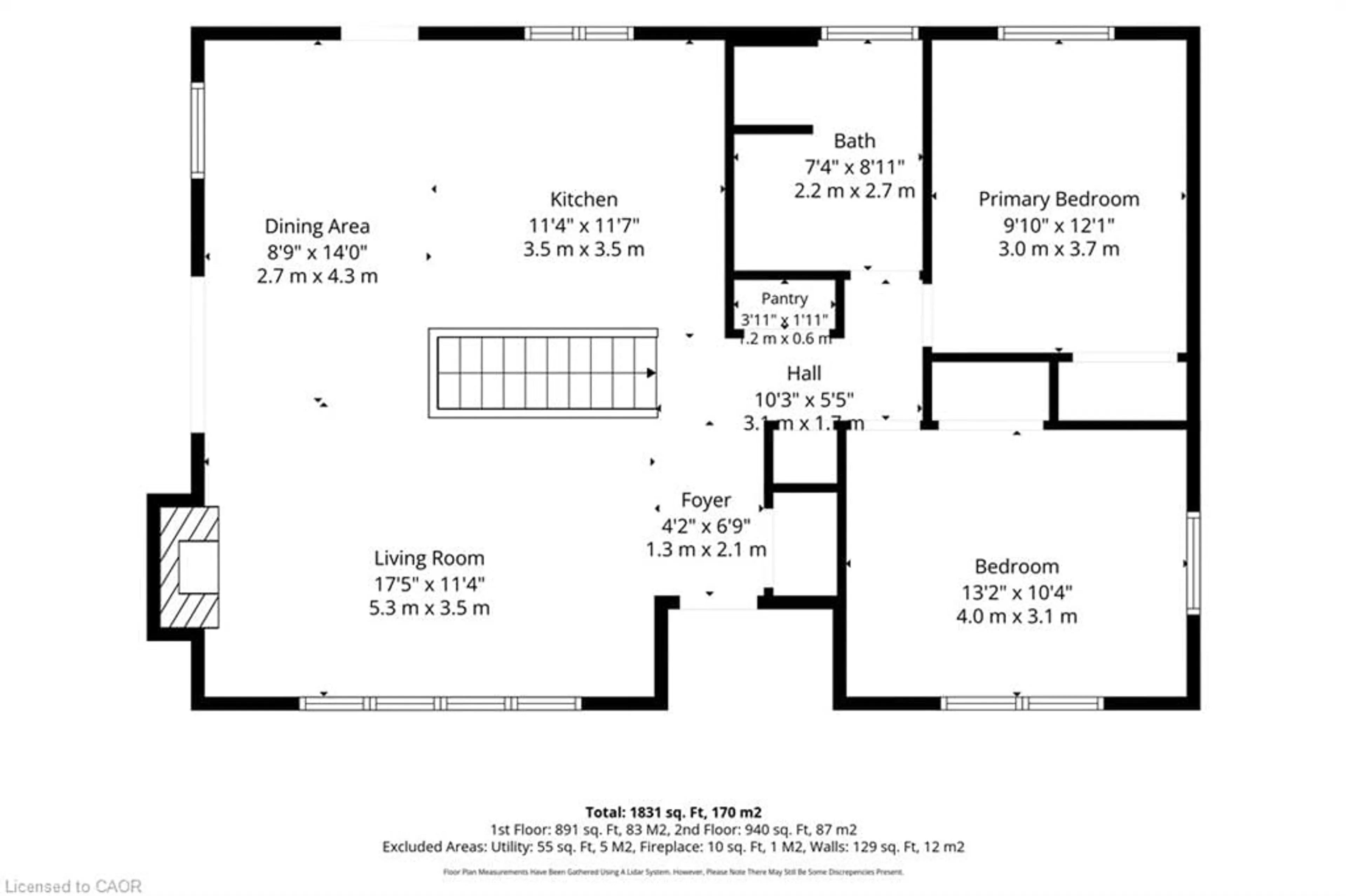 Floor plan for 8660 Rd 146 Rd, Gowanstown Ontario N0G 1Y0