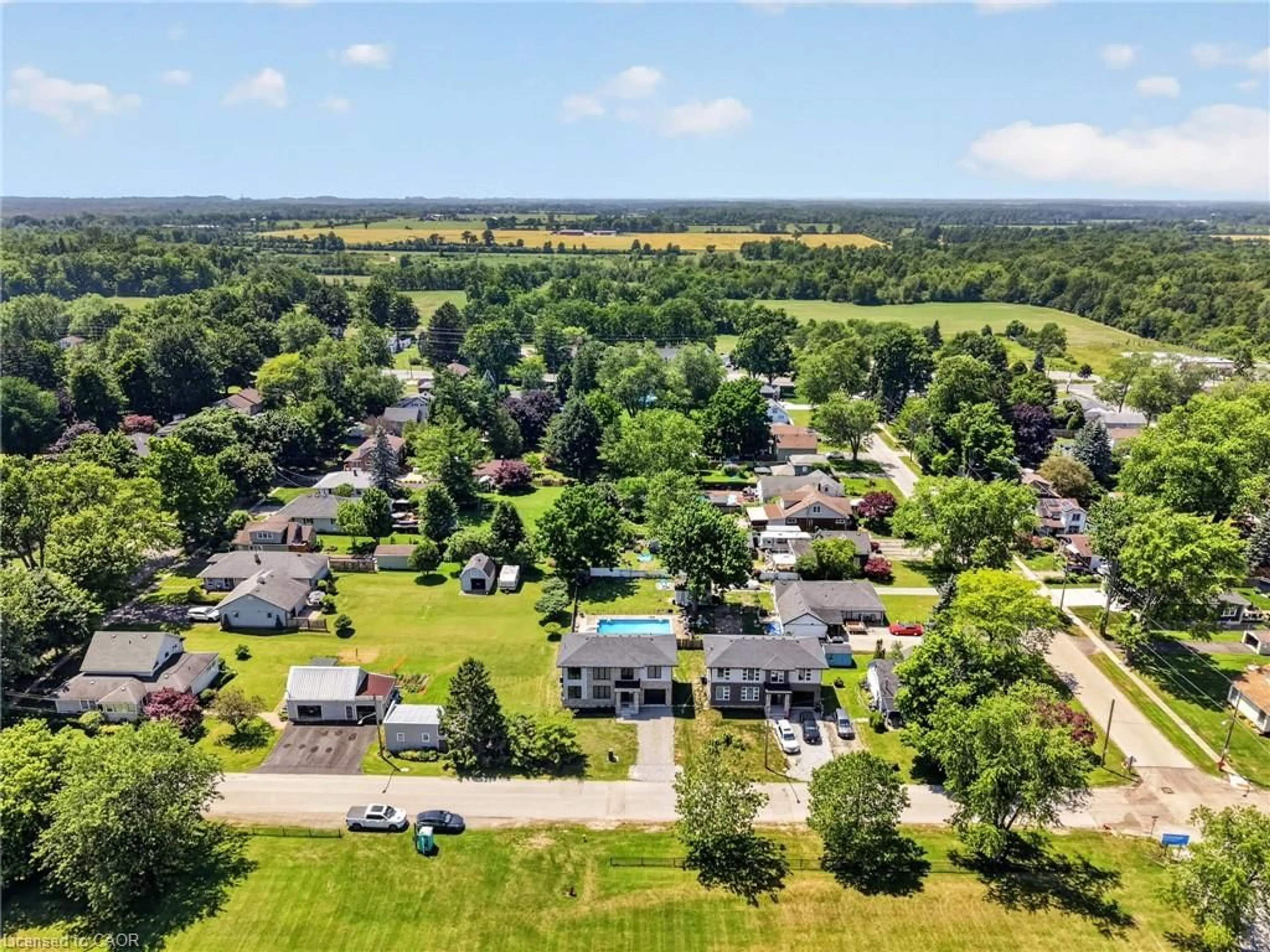 A pic from outside/outdoor area/front of a property/back of a property/a pic from drone, mountain view for 203 Park St, Ridgeway Ontario L0S 1N0