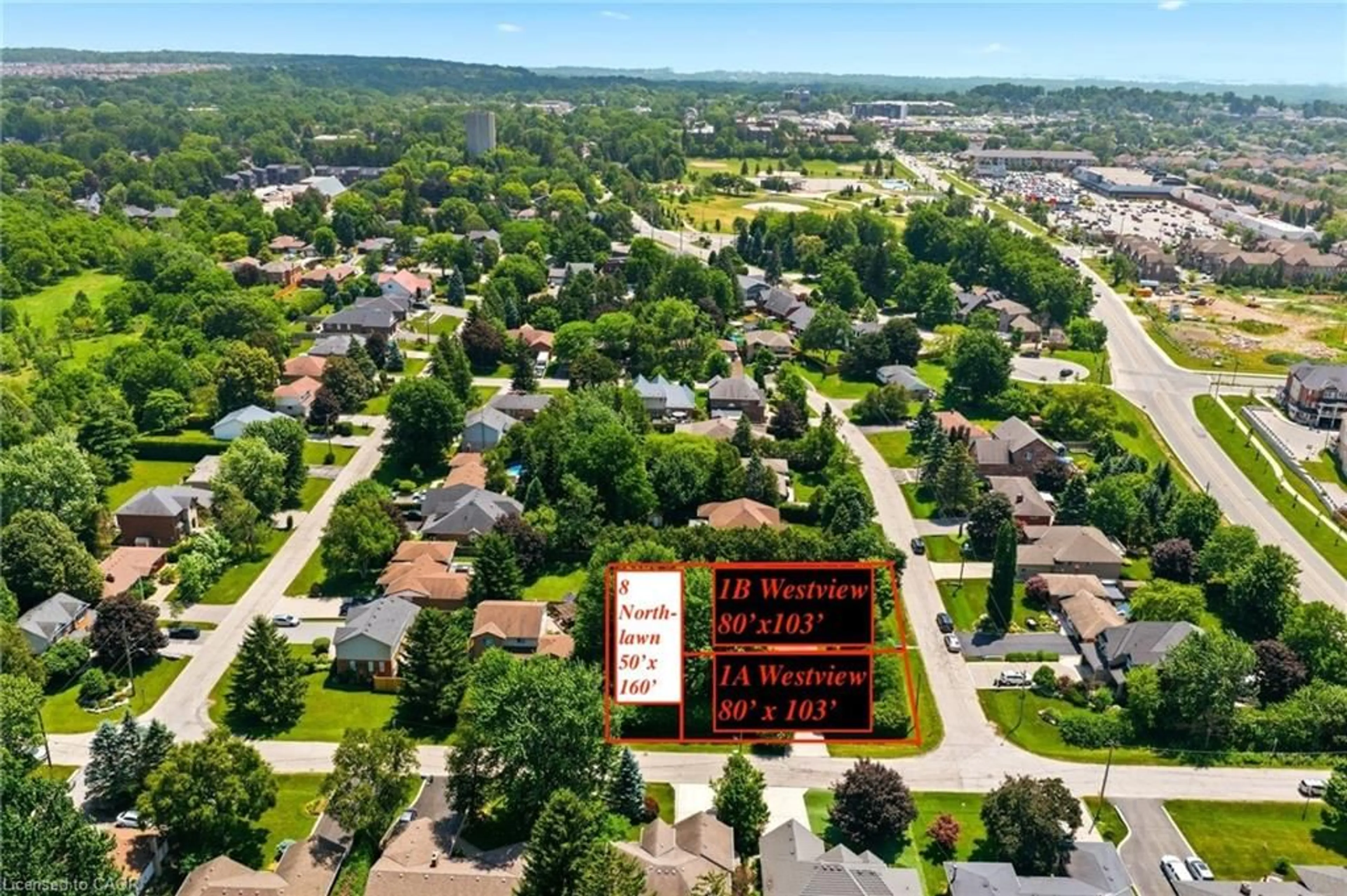 A pic from outside/outdoor area/front of a property/back of a property/a pic from drone, street for 8 Northlawn Ave, Waterdown Ontario L0R 2H0