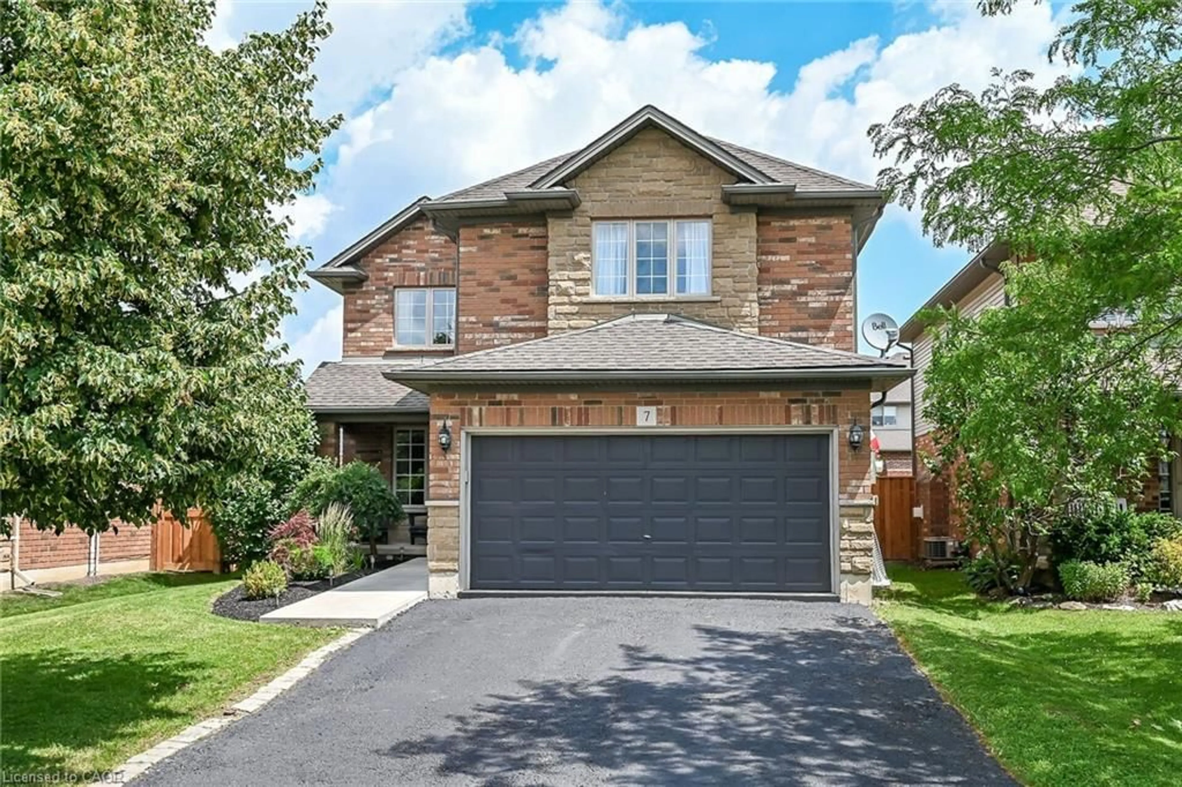 Home with brick exterior material, street for 7 Etherington Cres, Binbrook Ontario L0R 1C0
