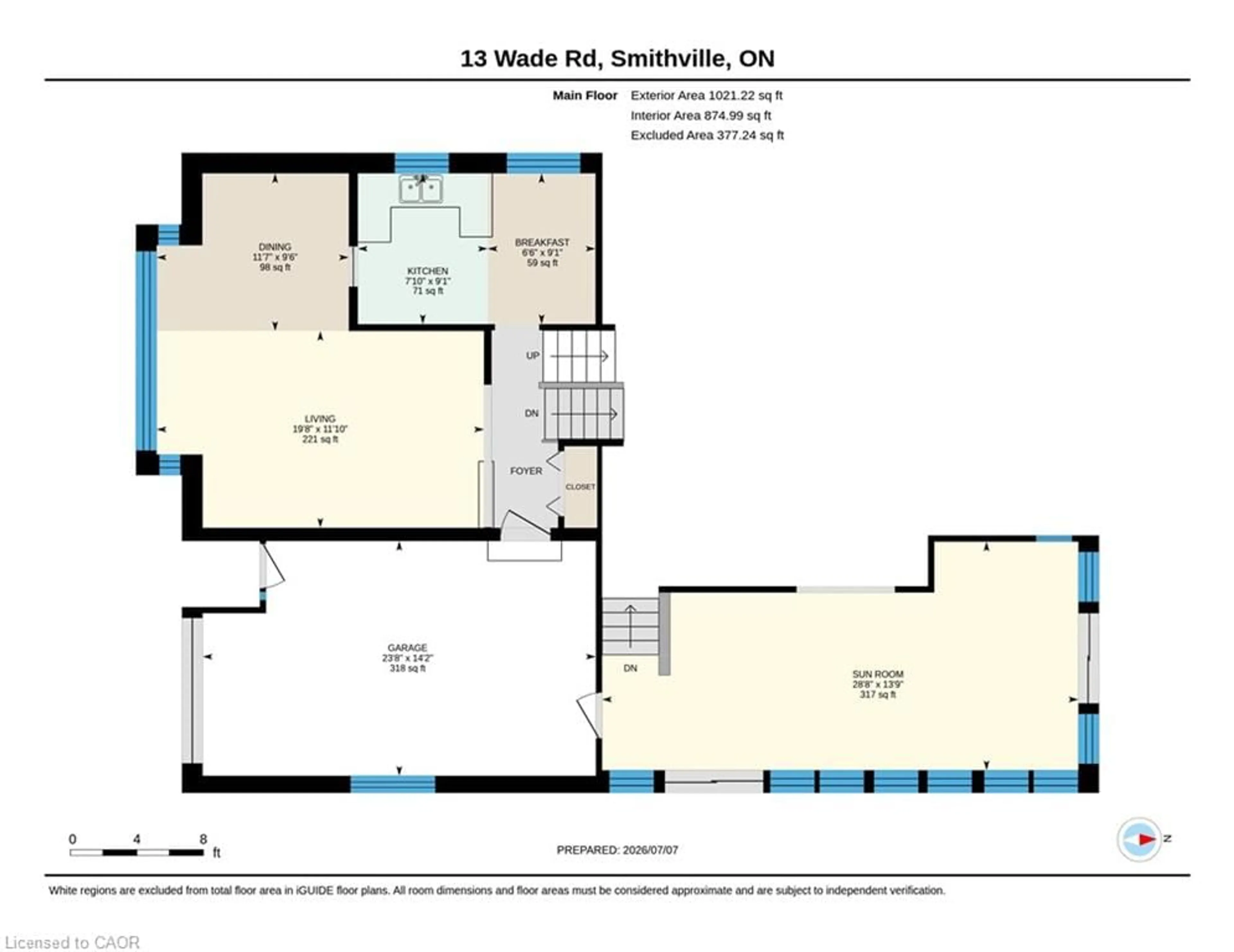 Floor plan for 13 Wade Rd, Smithville Ontario L0R 2A0