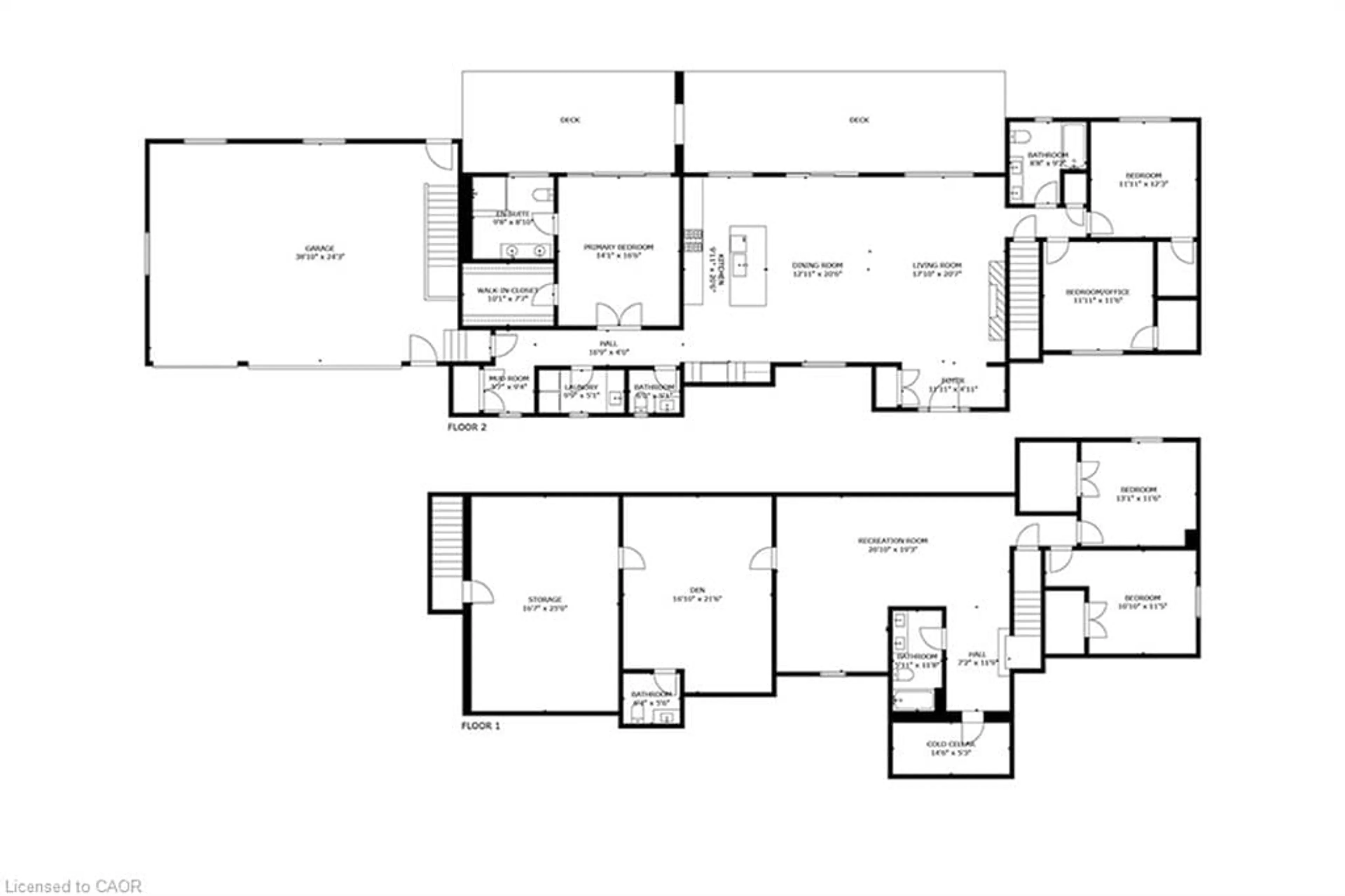 Floor plan for 107 Louise Creek Cres, Elmwood Ontario N0G 1S0