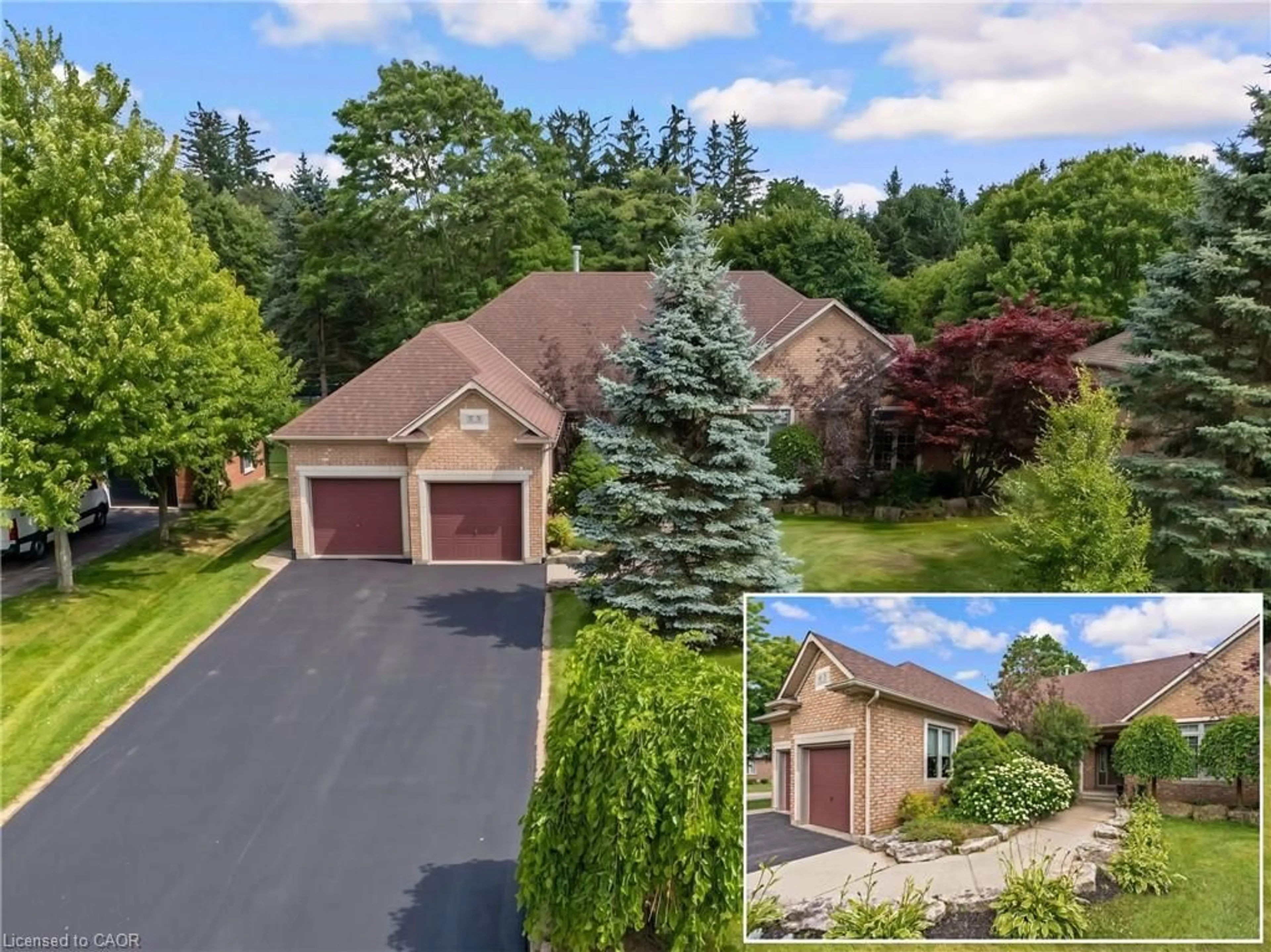 A pic from outside/outdoor area/front of a property/back of a property/a pic from drone, mountain view for 3 Appaloosa Trail, Carlisle Ontario L0R 1H3