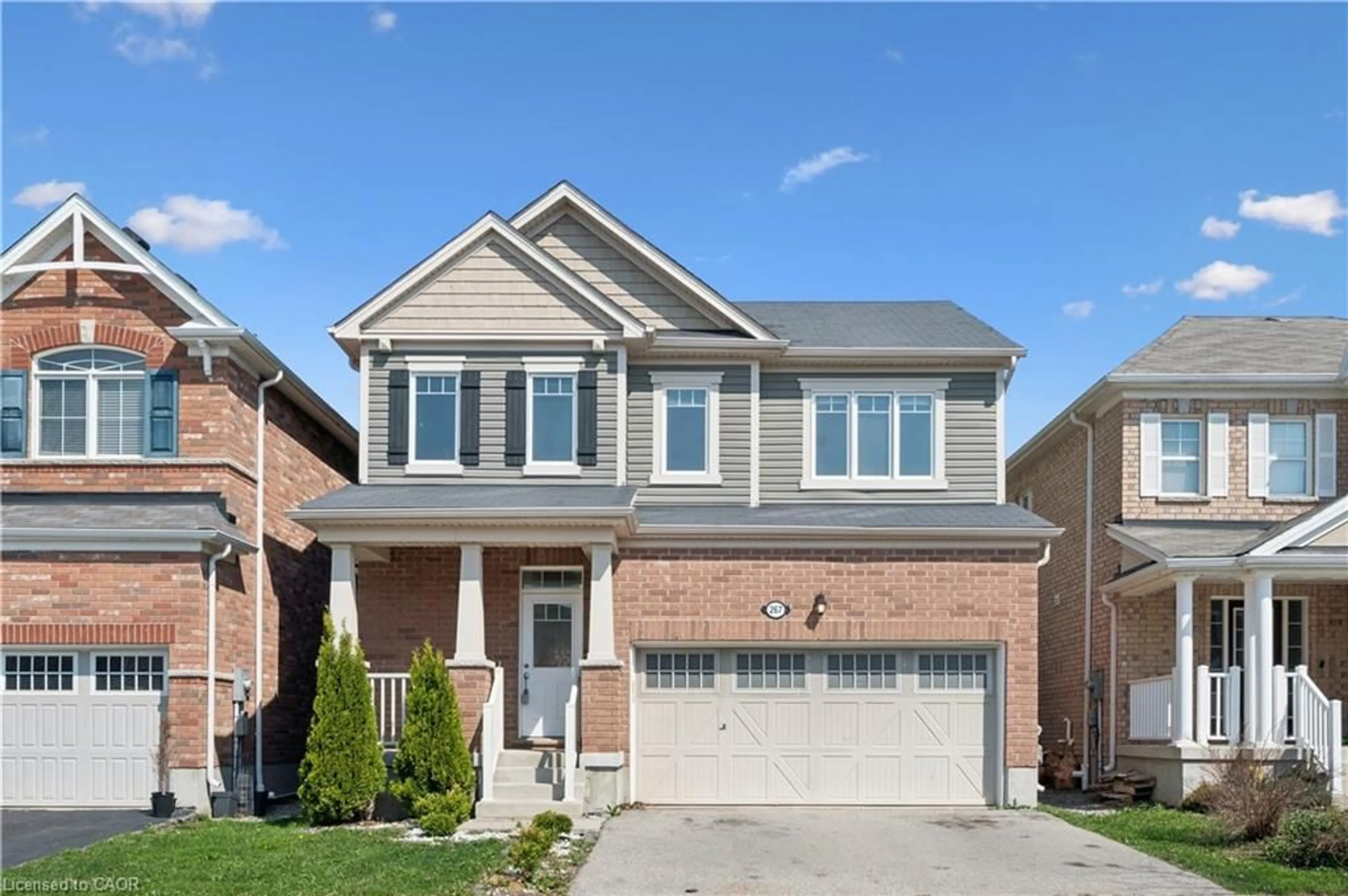 Home with brick exterior material, street for 267 Grovehill Cres, Kitchener Ontario N2R 0K8