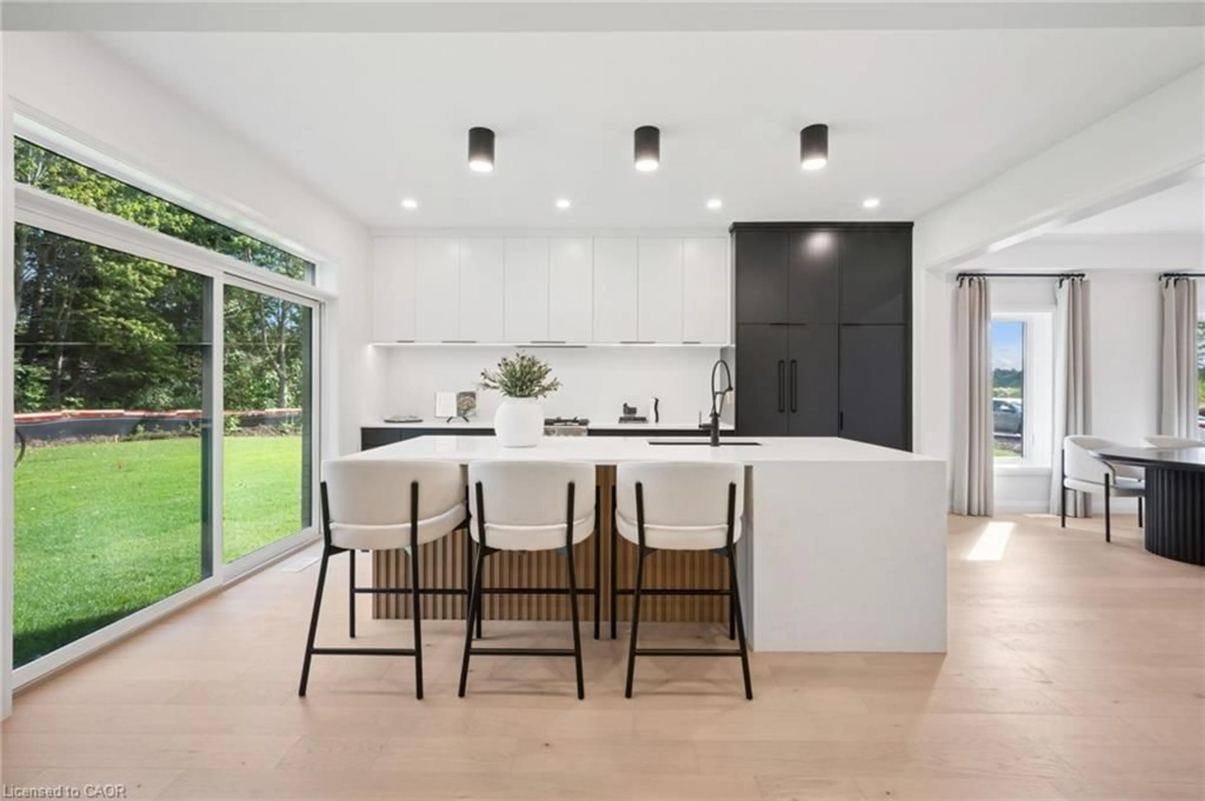 Contemporary kitchen, ceramic/tile floor for 12 Allegro Common, Waterloo Ontario N3C 1A5