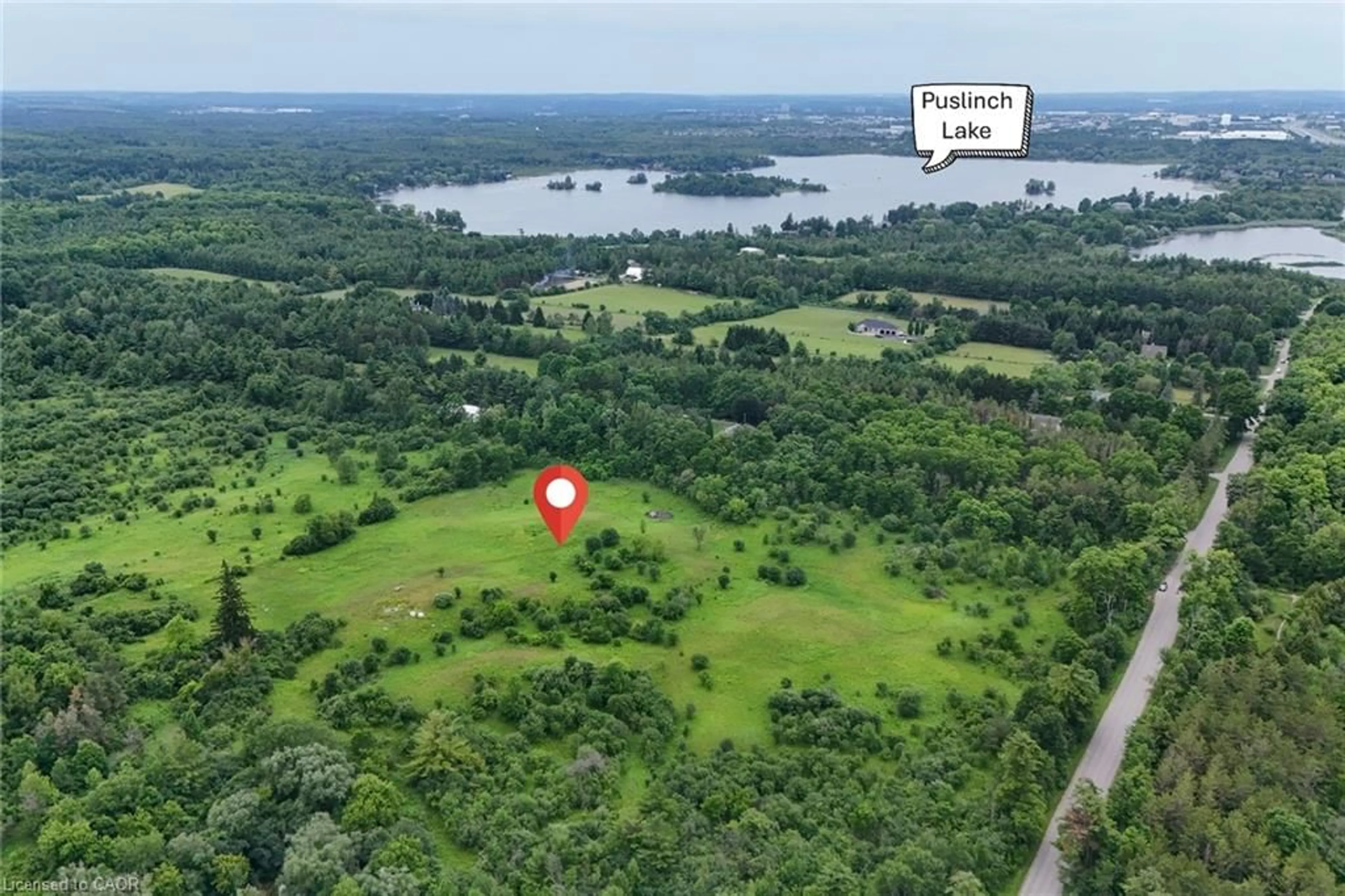 A pic from outside/outdoor area/front of a property/back of a property/a pic from drone, water/lake/river/ocean view for 6663 Concession 2 Conc, Cambridge Ontario N3C 2V4