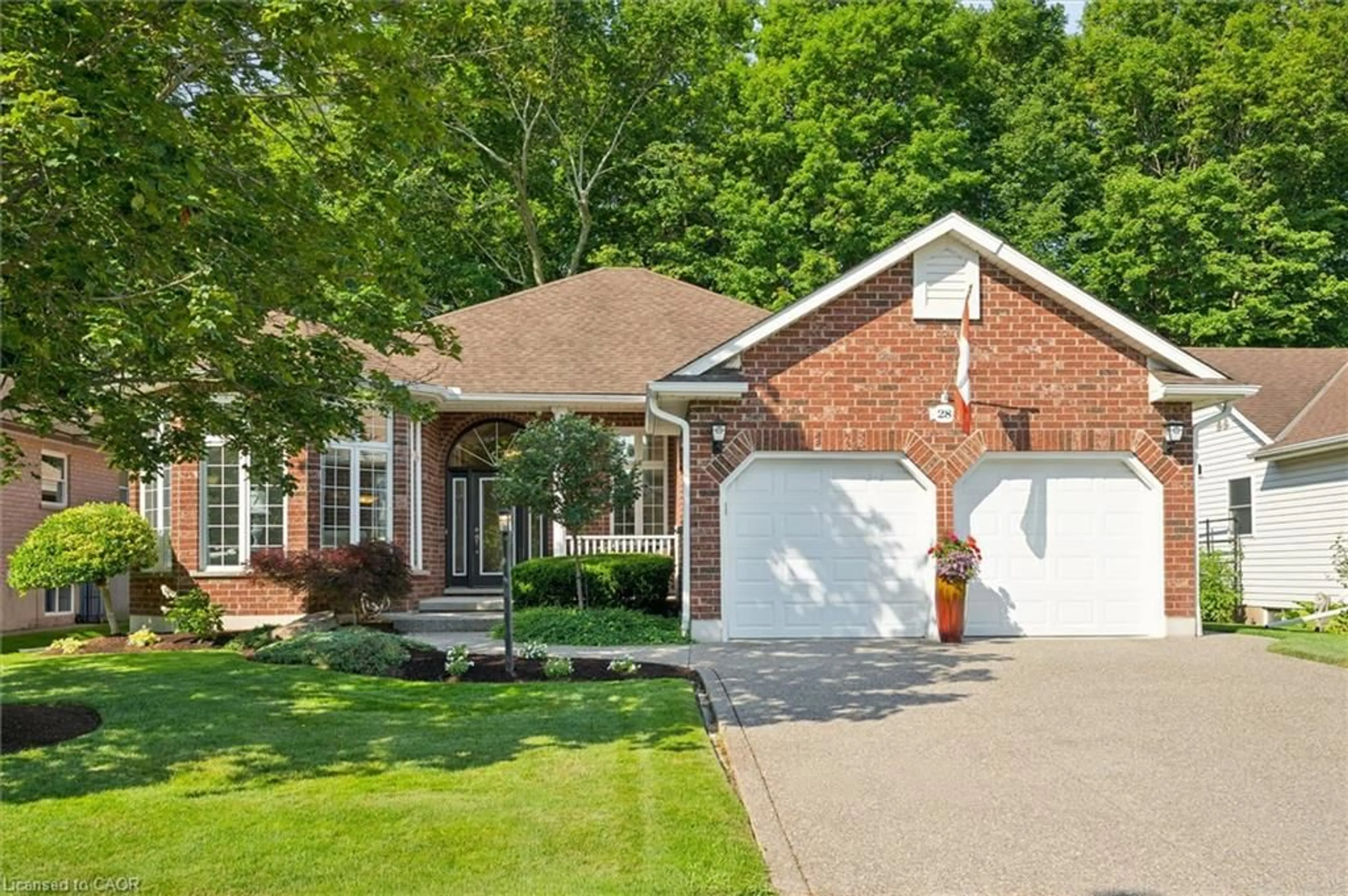 Home with brick exterior material, street for 28 Sun Valley Dr, Baden Ontario N3A 3P9