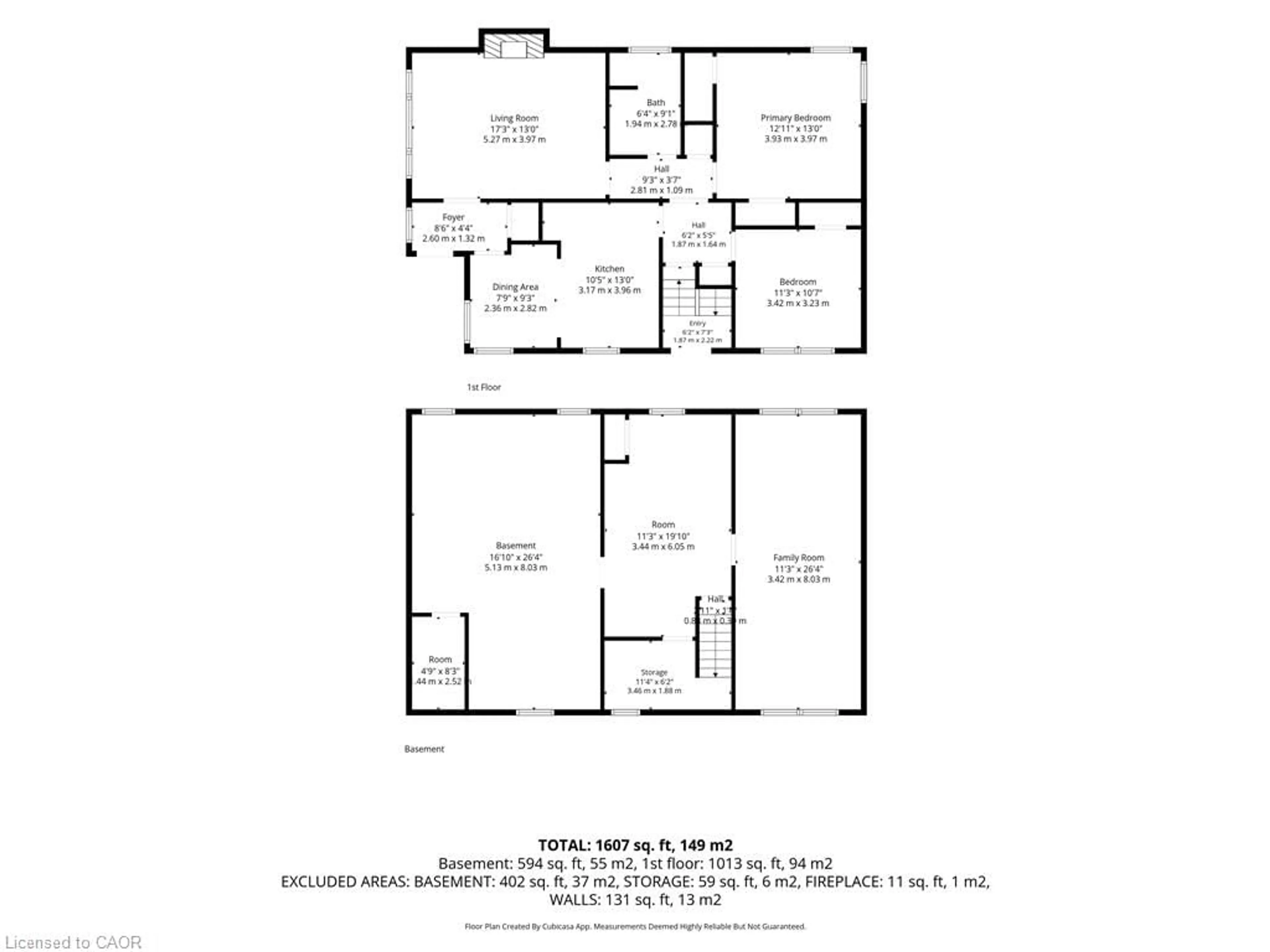 Floor plan for 226 Highway 8 Ave, Stoney Creek Ontario L8G 1C9