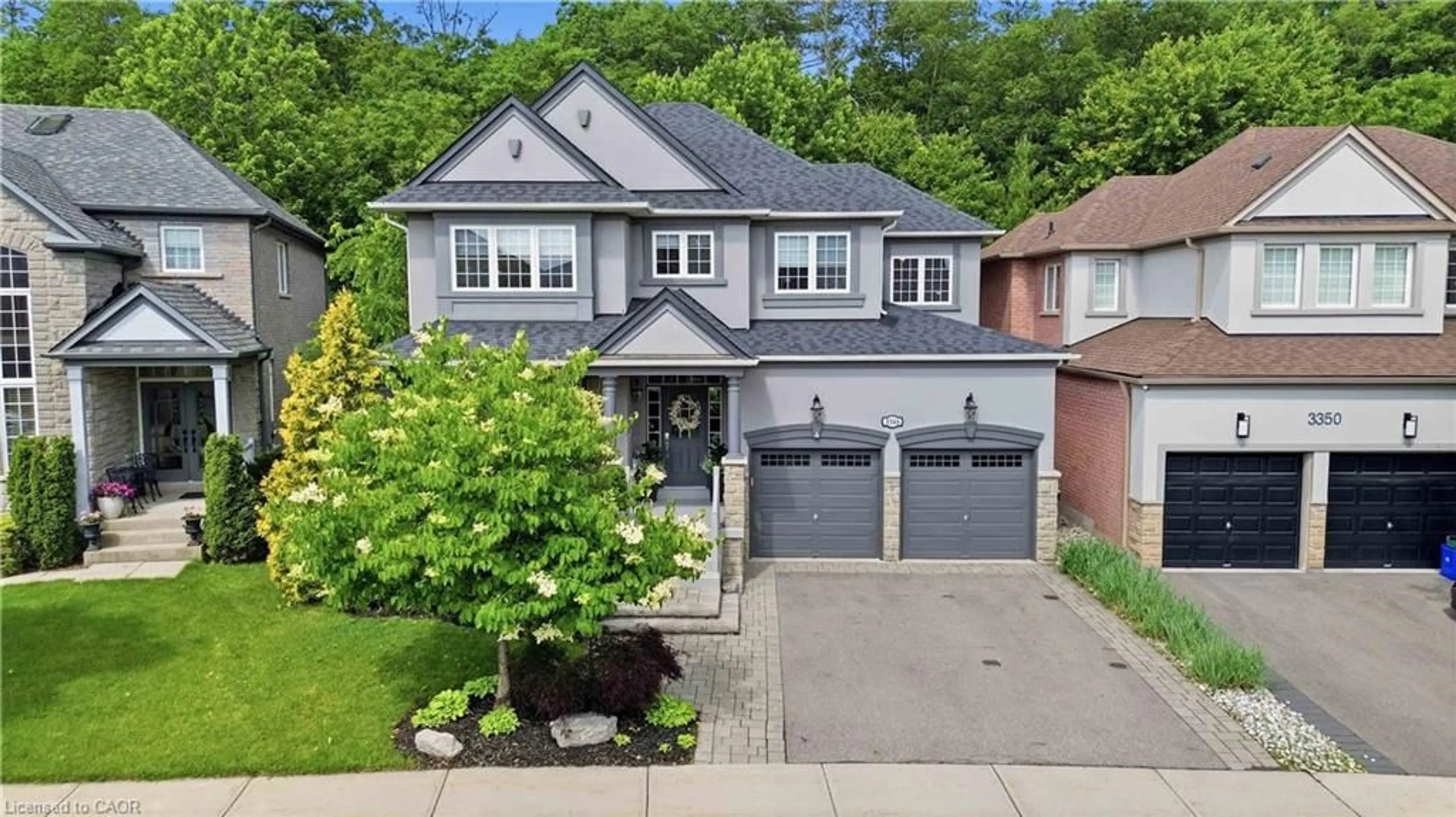 Home with brick exterior material, street for 3346 Stocksbridge Ave, Oakville Ontario L6M 0B5