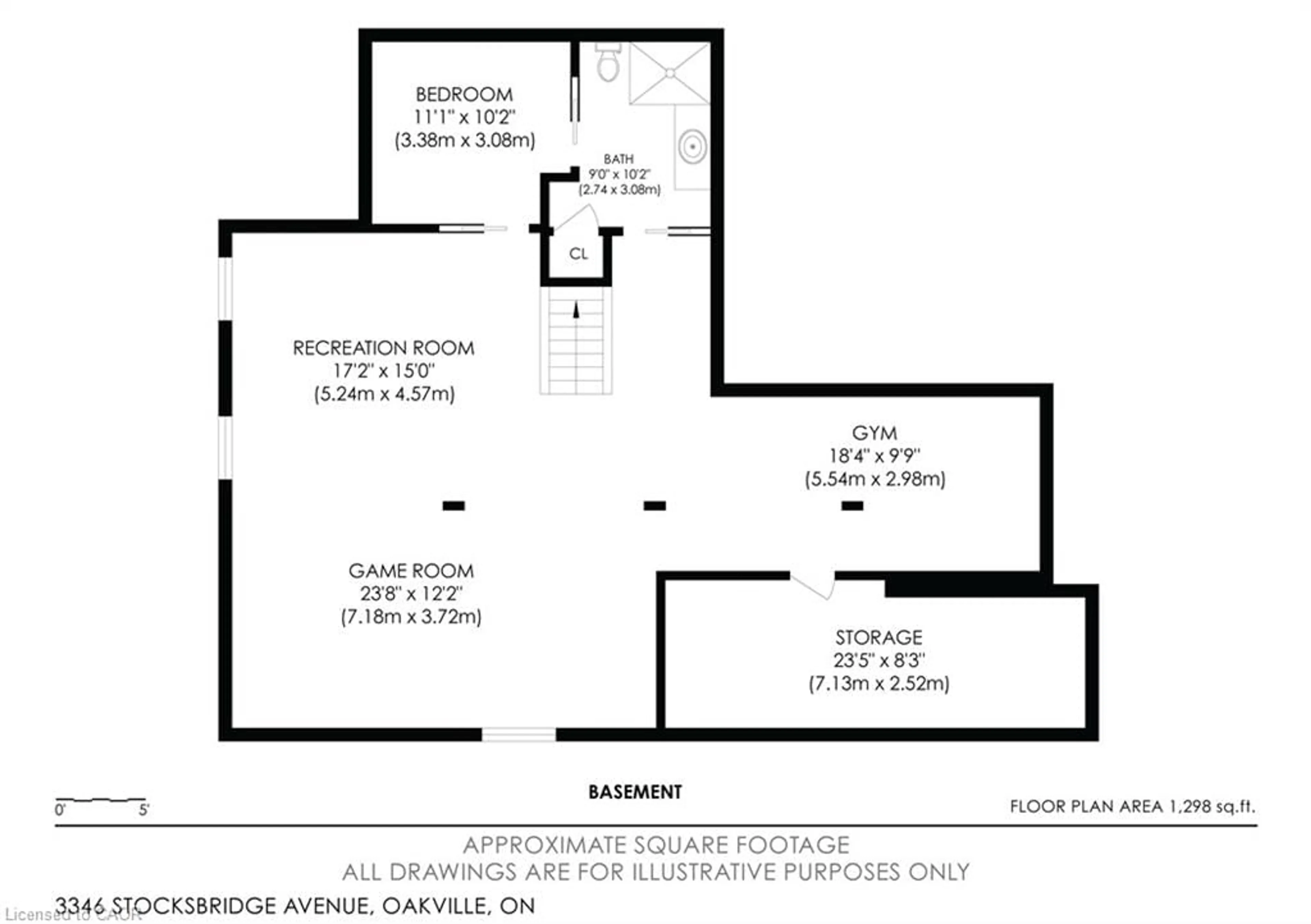 Floor plan for 3346 Stocksbridge Ave, Oakville Ontario L6M 0B5